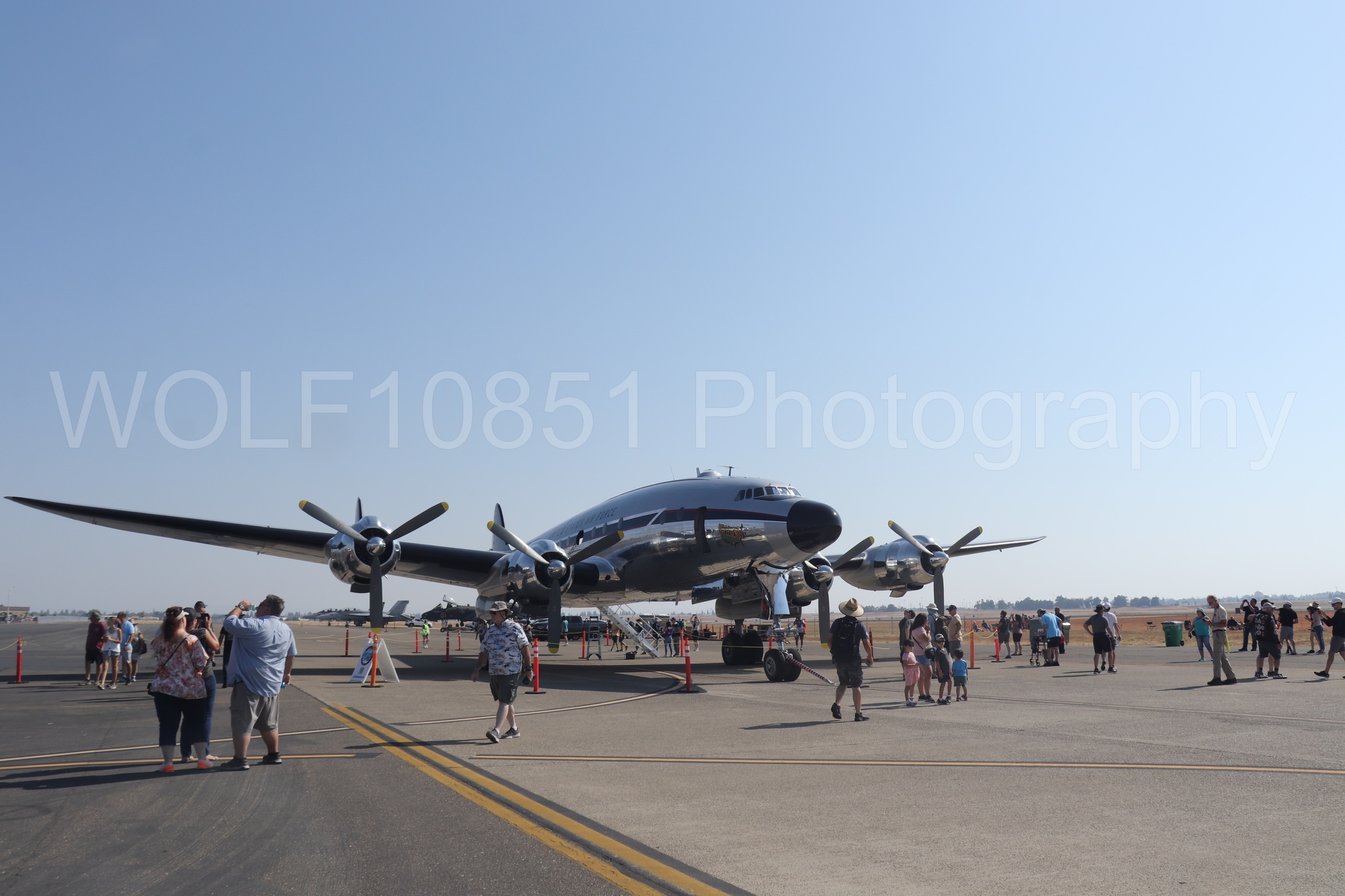 Aviation photography by WOLF10851 featuring Static Display, California Capital Airshow 2023, Bataan, C-121A Constellation.