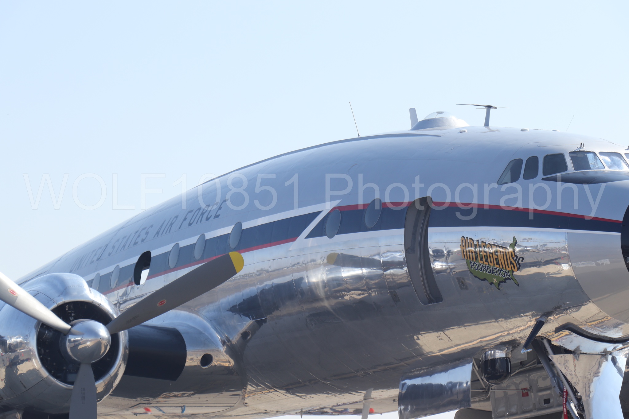 Aviation photography by WOLF10851 featuring Static Display, California Capital Airshow 2023, Bataan, C-121A Constellation.
