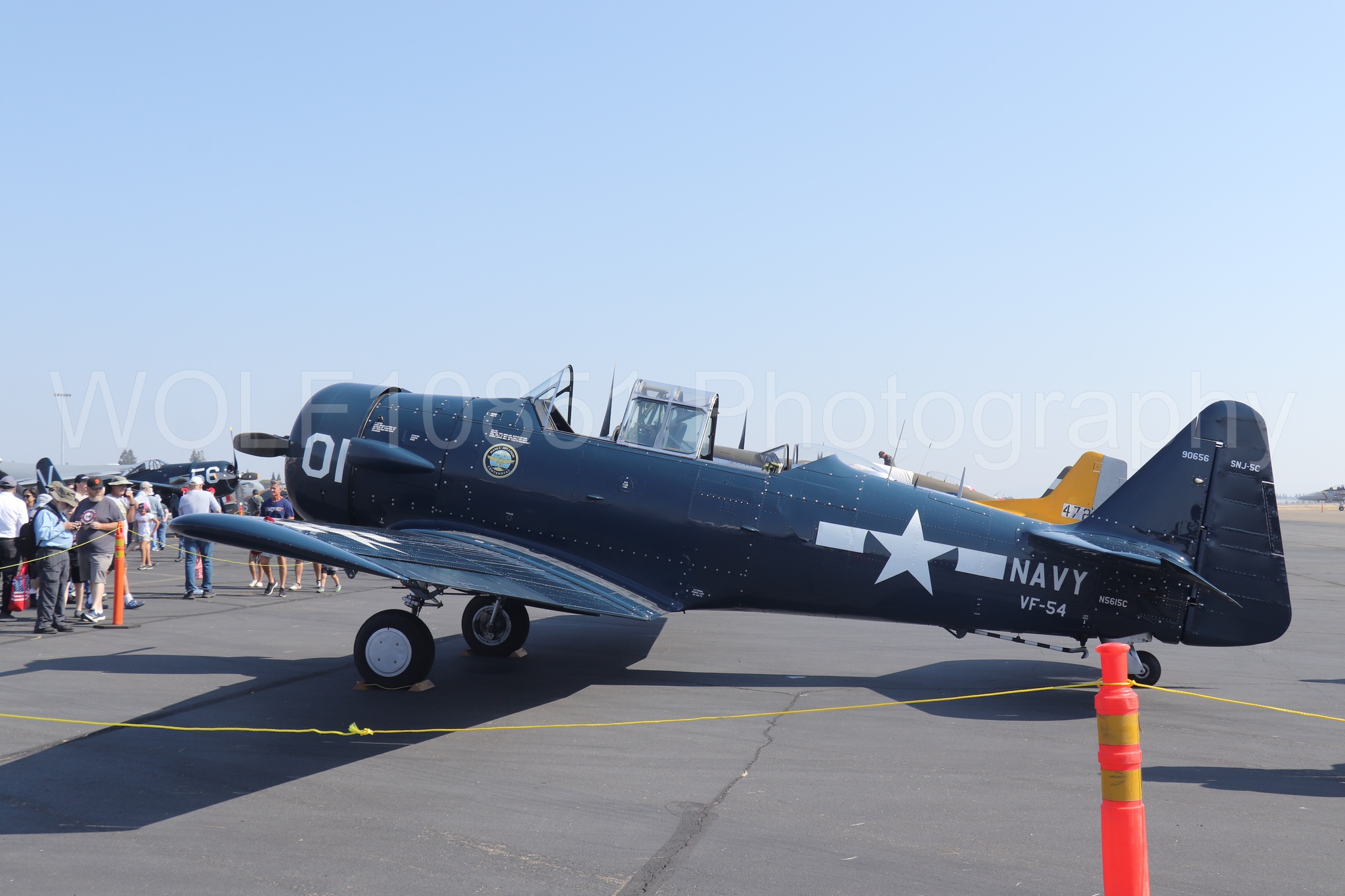 Aviation photography by WOLF10851 featuring Static Display, AT-6 Texan, California Capital Airshow 2023, SNJ-4 Texan.