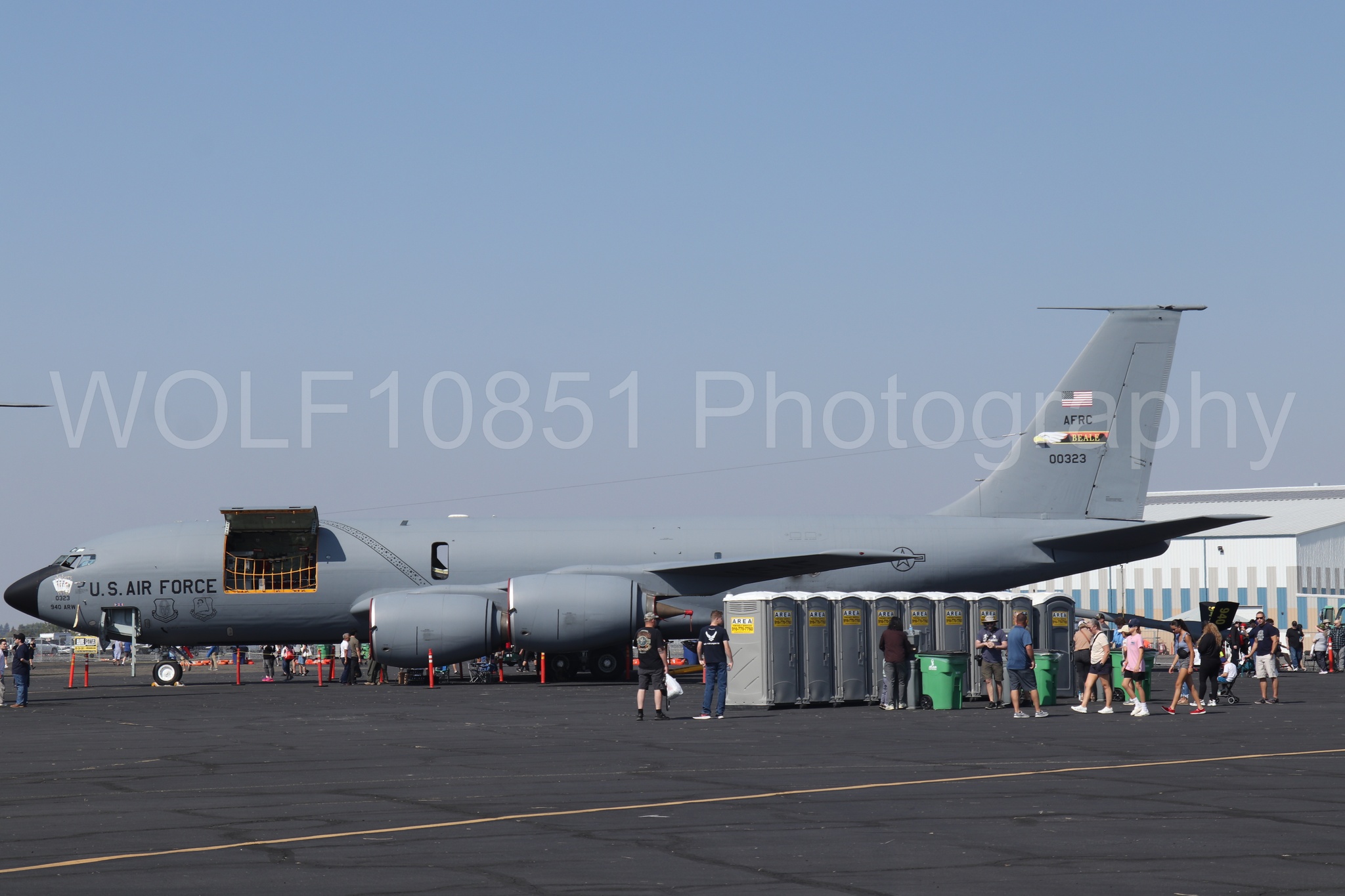 Aviation photography by WOLF10851 featuring Static Display, KC-135 Stratotanker, California Capital Airshow 2023.