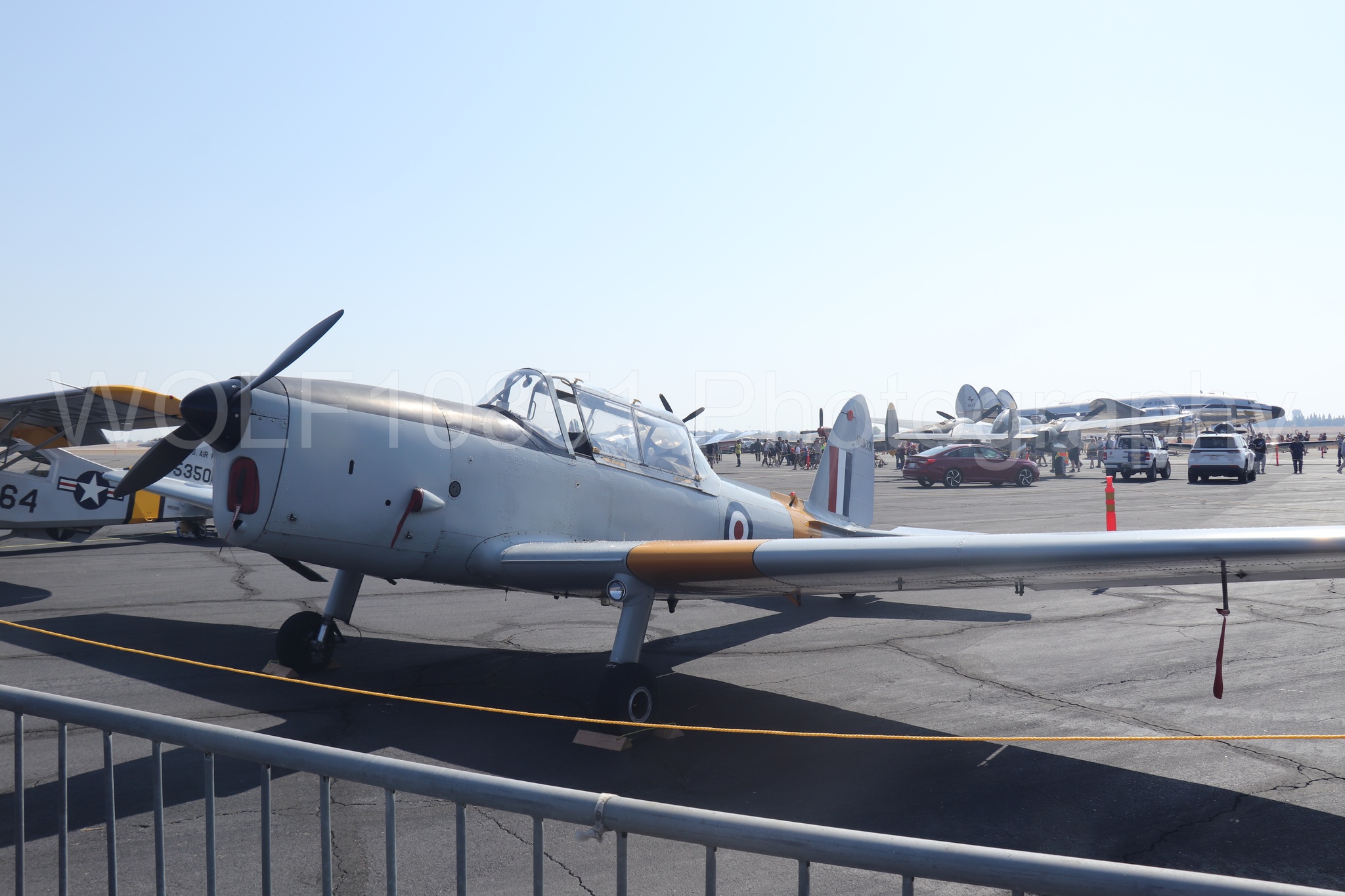 Aviation photography by WOLF10851 featuring Static Display, California Capital Airshow 2023, DHC-1 Chipmunk.