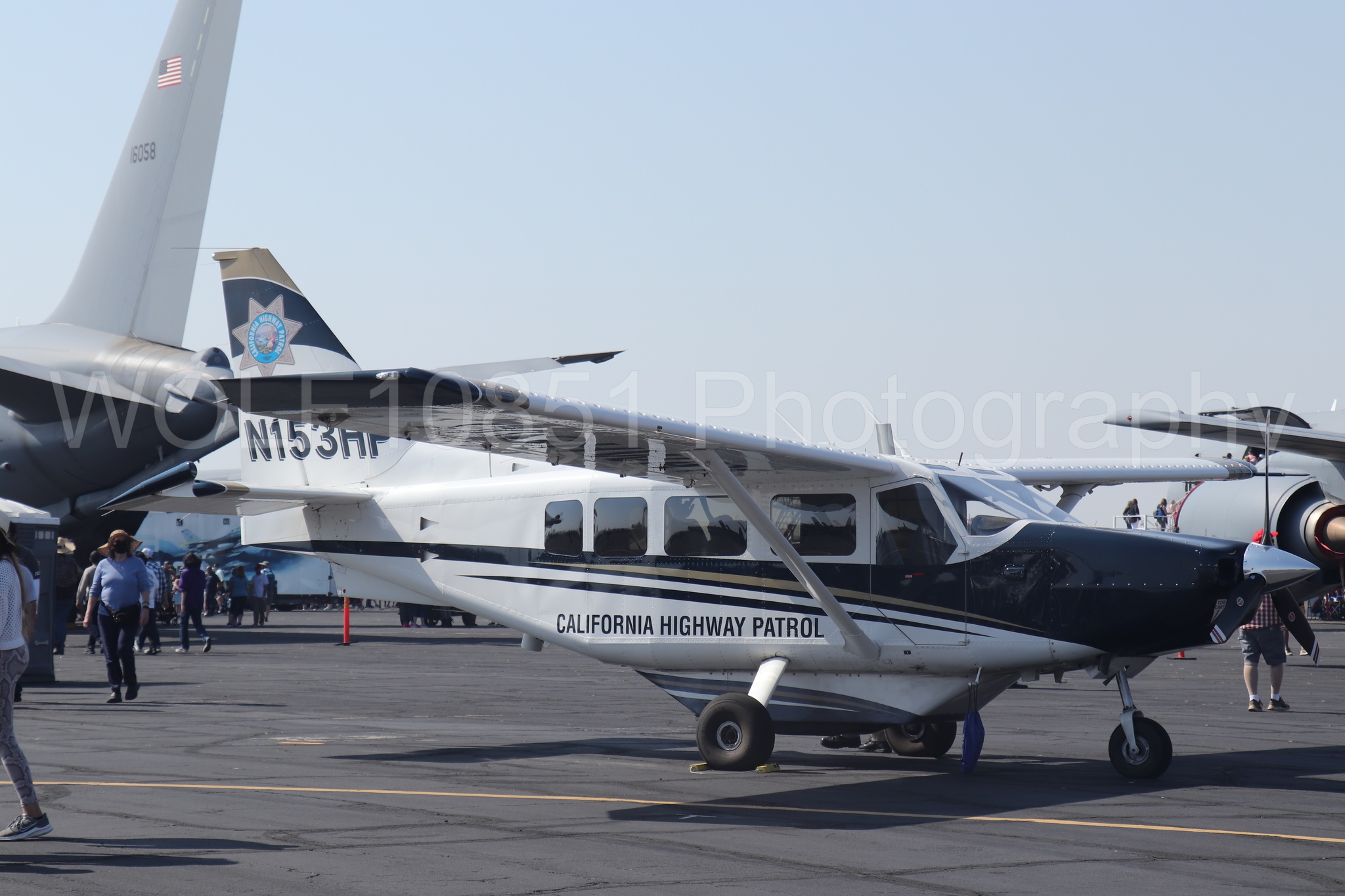 Aviation photography by WOLF10851 featuring Static Display, California Capital Airshow 2023, California Highway Patrol, GippsAero GA8 Airvan.