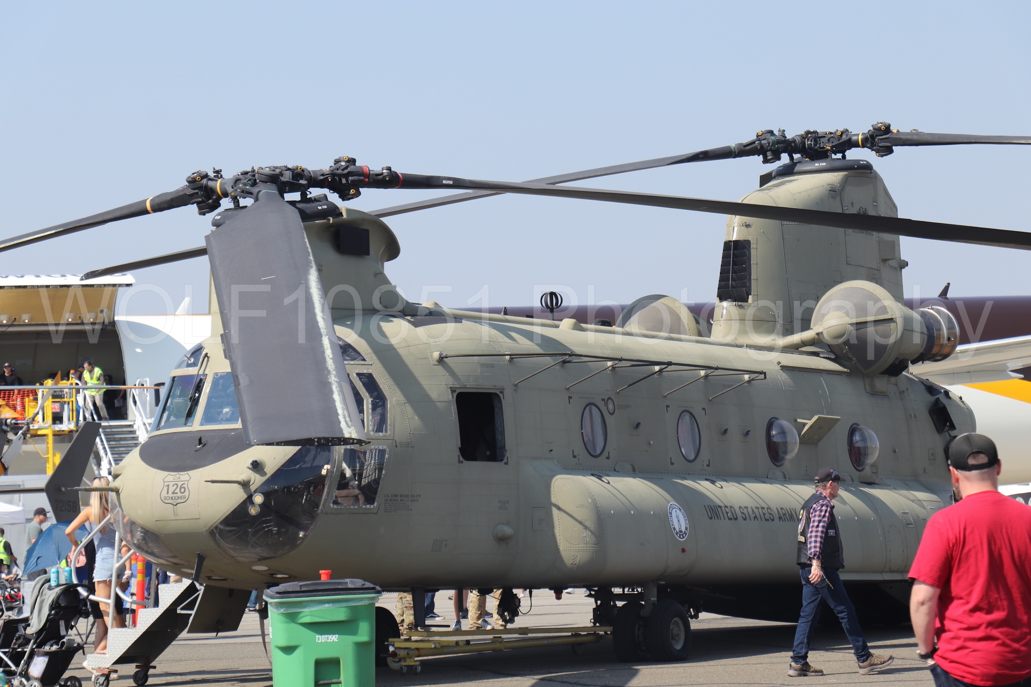 Aviation photography by WOLF10851 featuring Static Display, California Capital Airshow 2023, CH-47 Chinook.