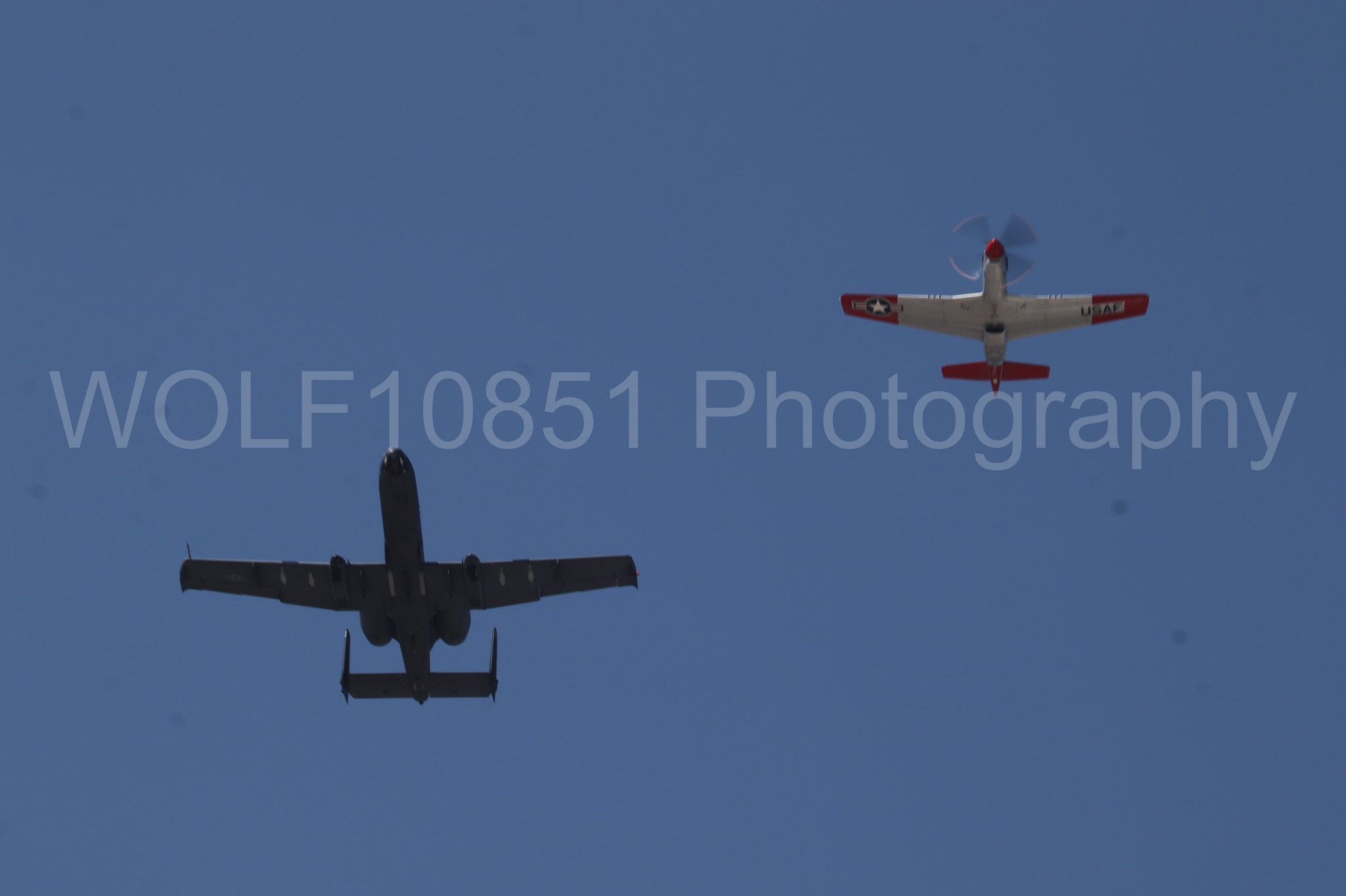 Aviation photography by WOLF10851 featuring P-51 Mustang, A-10 Warthog, Val-Halla.