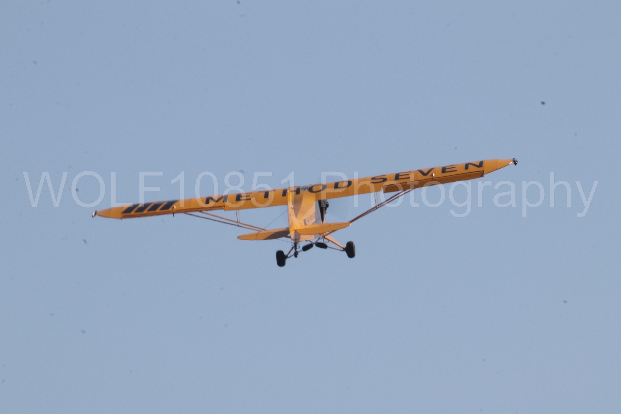 Aviation photography by WOLF10851 featuring Piper J-3 Cub, Tucker Air Patrol, California Capital Airshow 2023.
