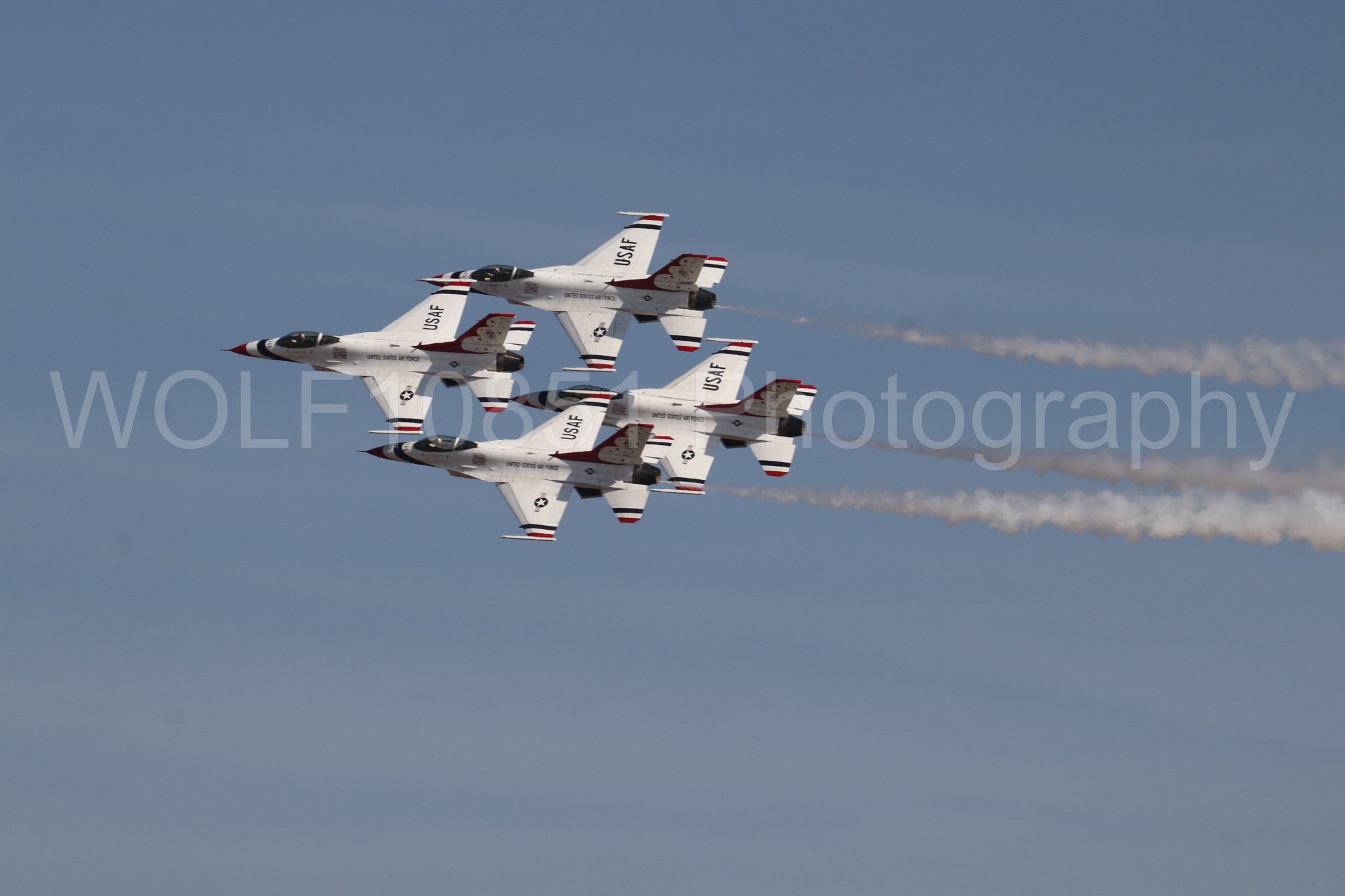 Aviation photography by WOLF10851 featuring F-16 Fighting Falcon, Thunderbirds, California Capital Airshow 2023.