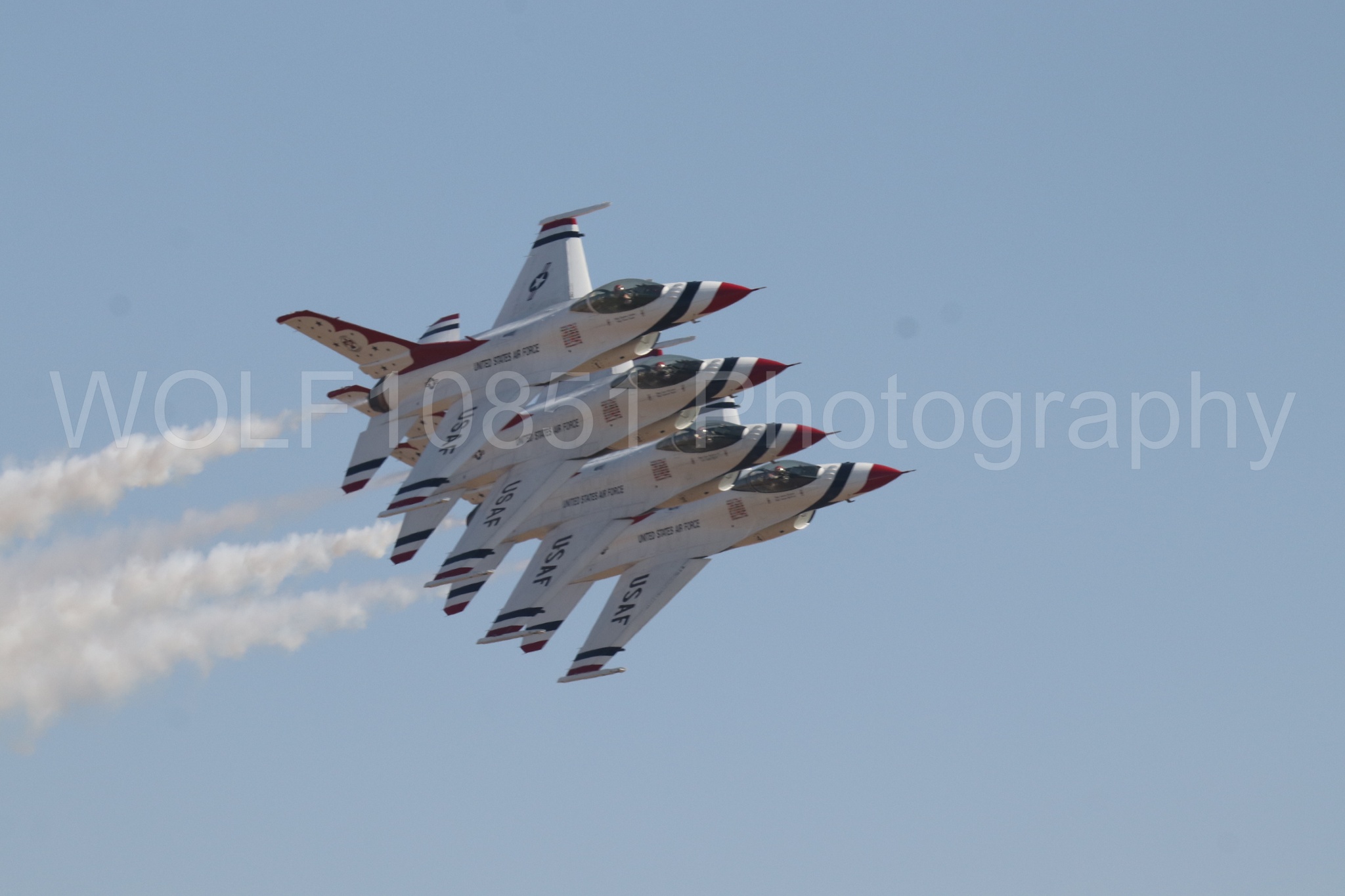 Aviation photography by WOLF10851 featuring F-16 Fighting Falcon, Thunderbirds, California Capital Airshow 2023.
