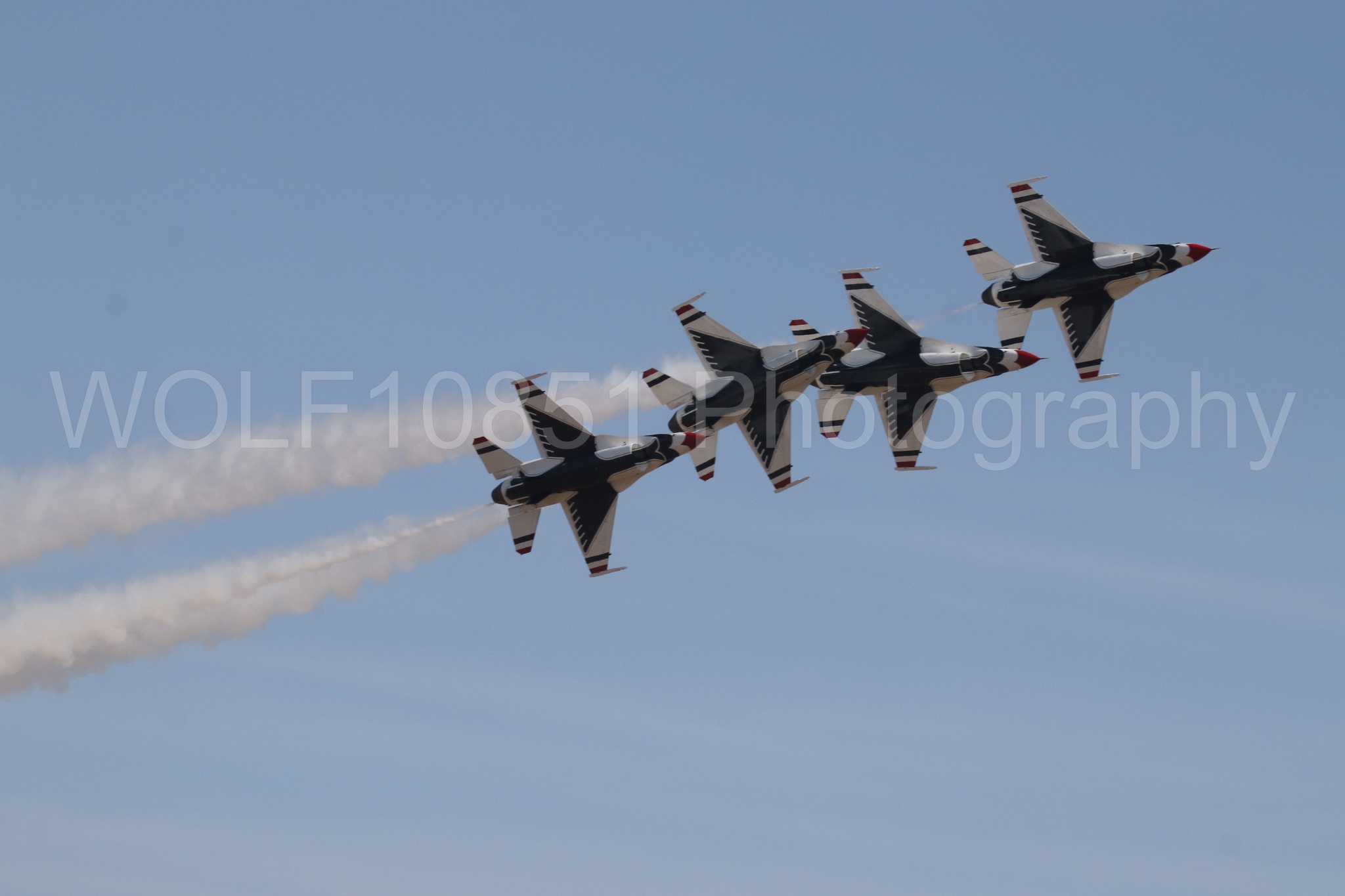 Aviation photography by WOLF10851 featuring F-16 Fighting Falcon, Thunderbirds, California Capital Airshow 2023.