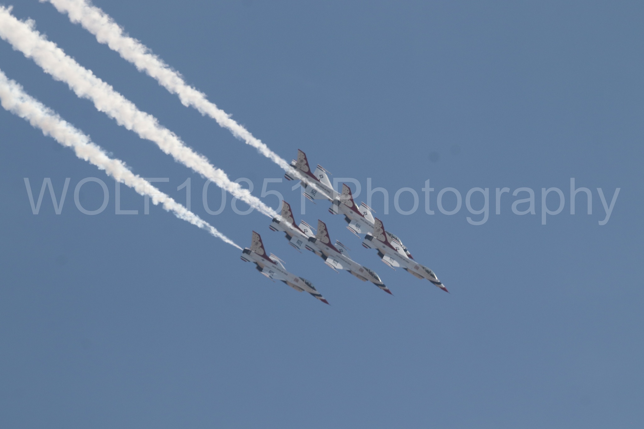 Aviation photography by WOLF10851 featuring F-16 Fighting Falcon, Thunderbirds, California Capital Airshow 2023.