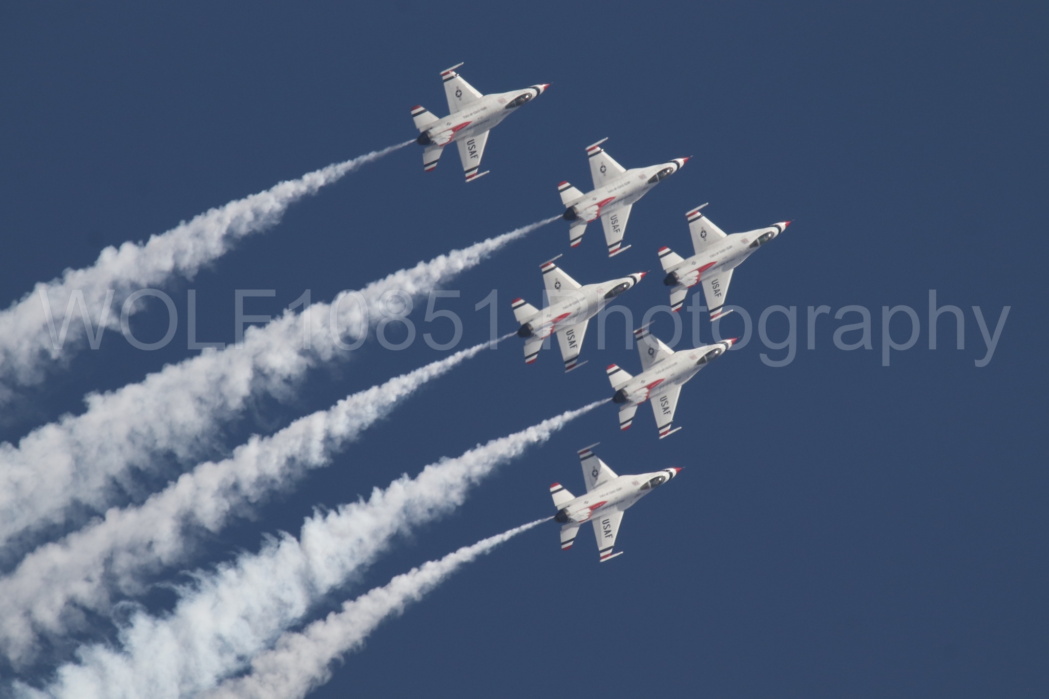 Aviation photography by WOLF10851 featuring F-16 Fighting Falcon, Thunderbirds, California Capital Airshow 2023.