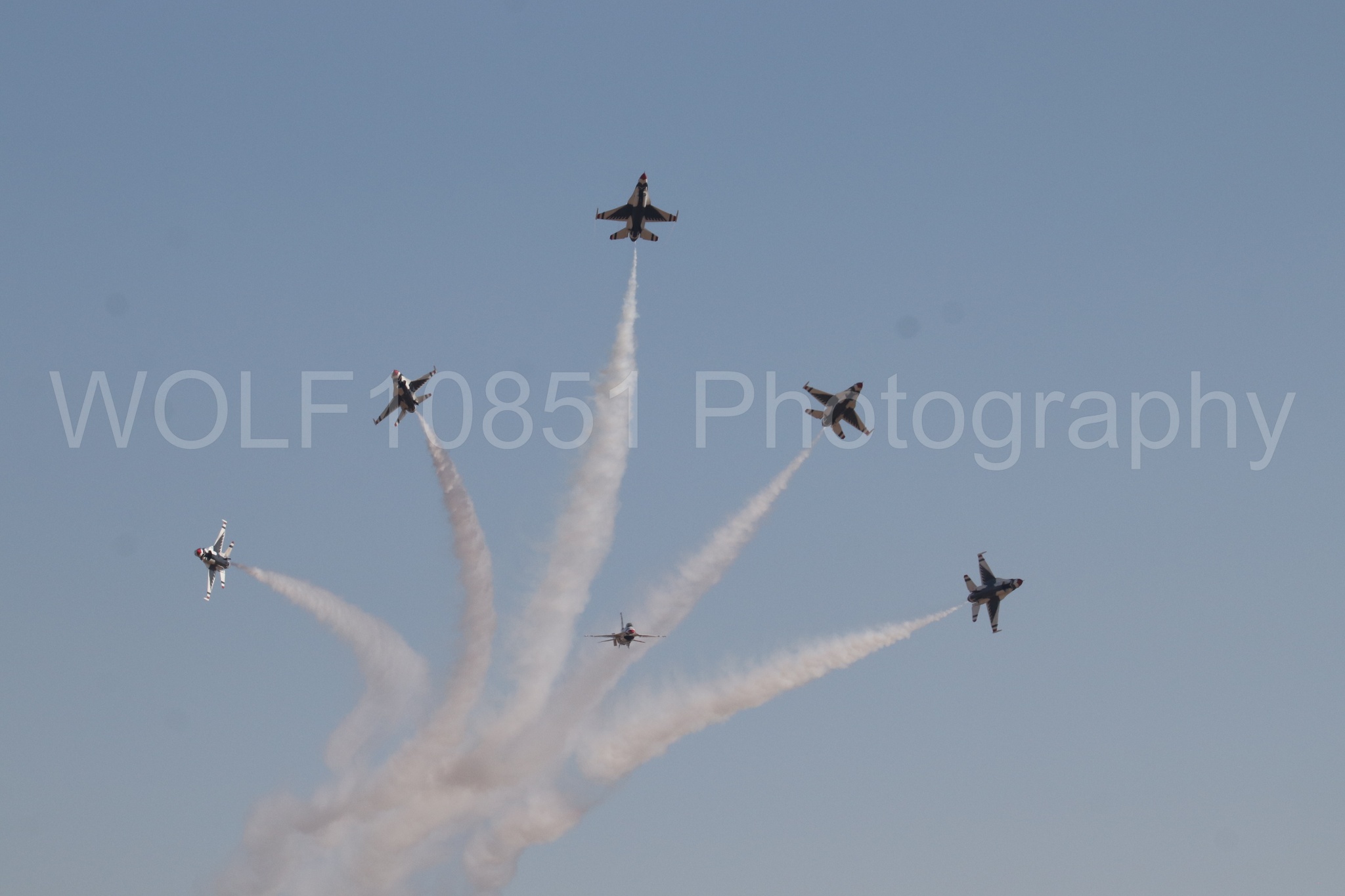 Aviation photography by WOLF10851 featuring F-16 Fighting Falcon, Thunderbirds.