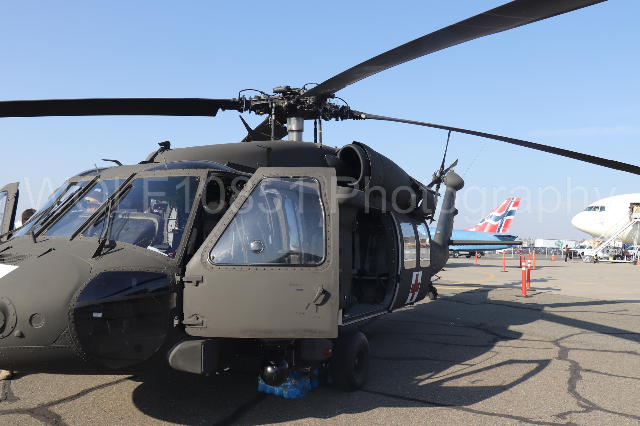 Aviation photography by WOLF10851 featuring Static Display, UH-60 Blackhawk, California Capital Airshow 2023.