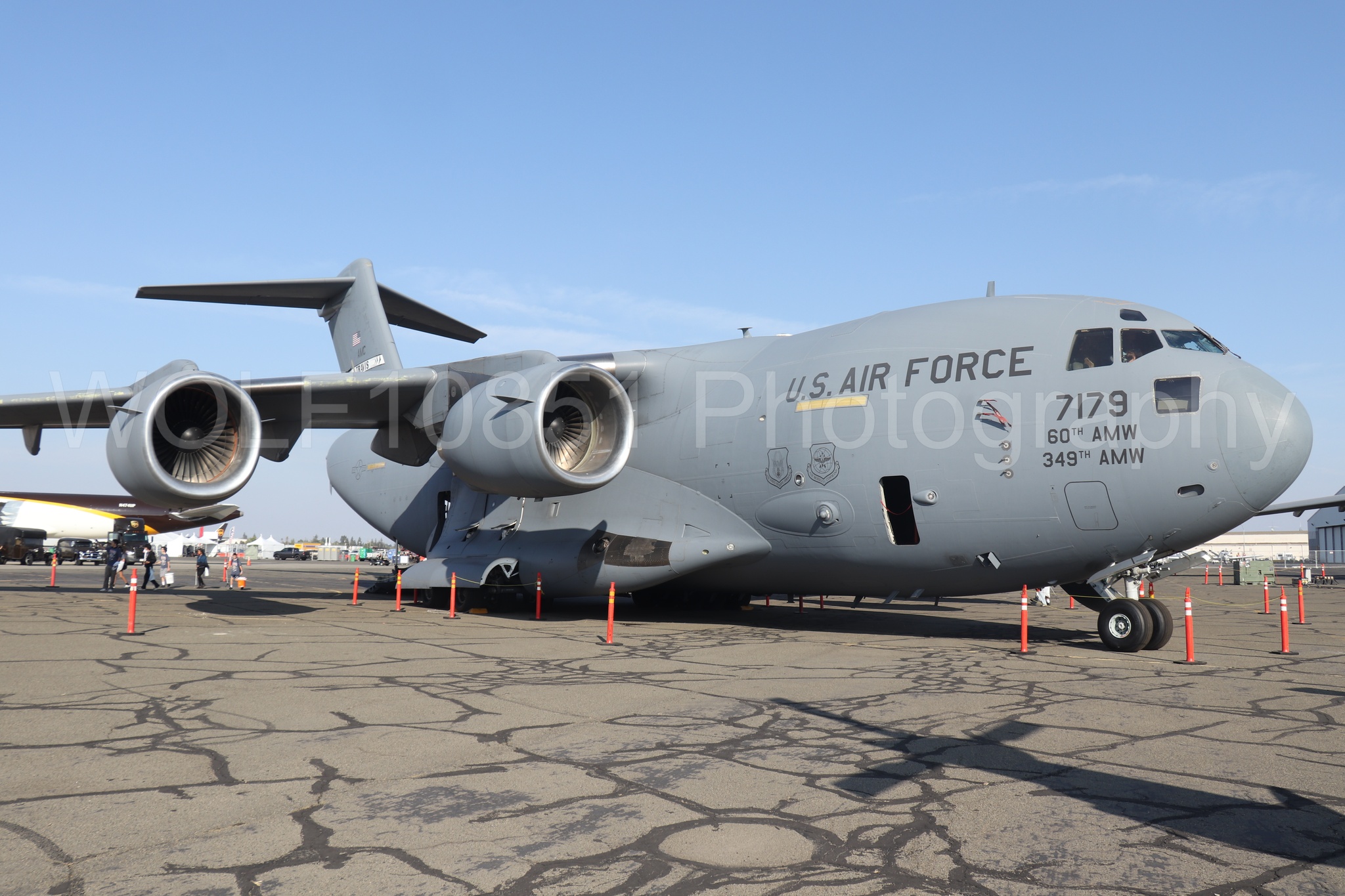 Aviation photography by WOLF10851 featuring Static Display, C-17 Globemaster, California Capital Airshow 2023.