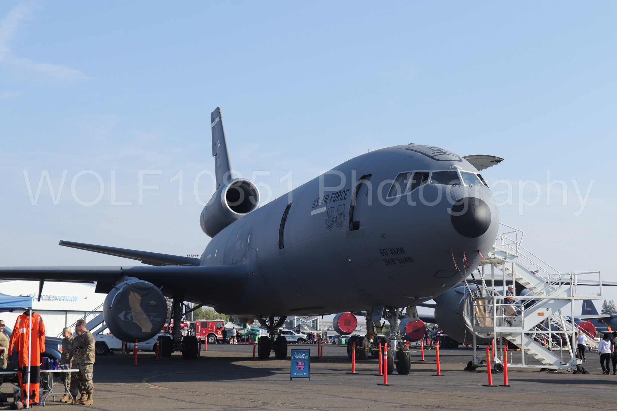Aviation photography by WOLF10851 featuring Static Display, KC-10 Extender, California Capital Airshow 2023.