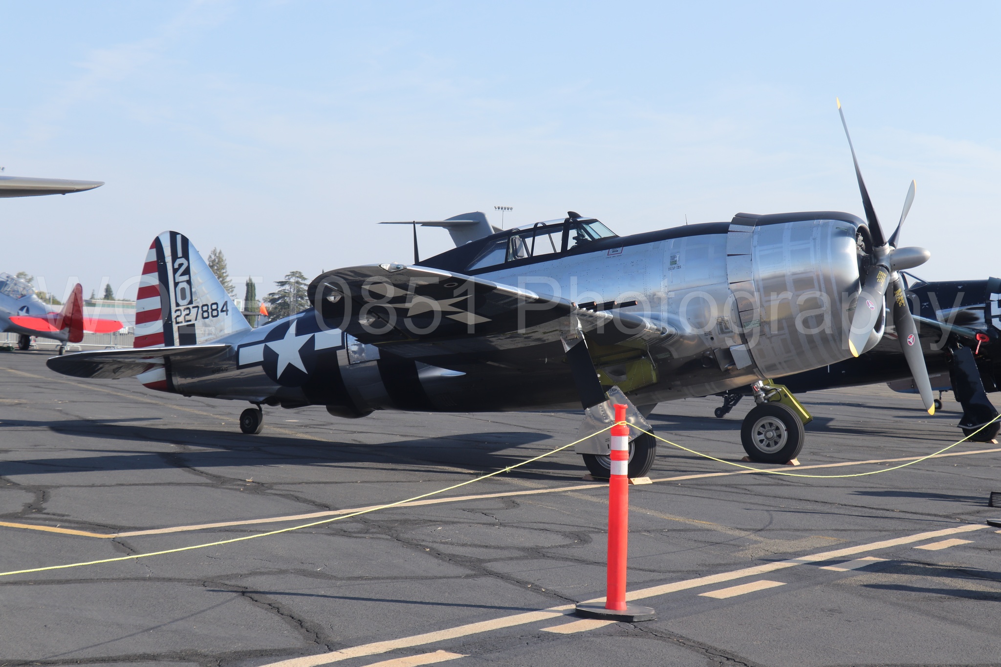Aviation photography by WOLF10851 featuring Static Display, California Capital Airshow 2023, Bonnie, P-47 Thunderbolt.