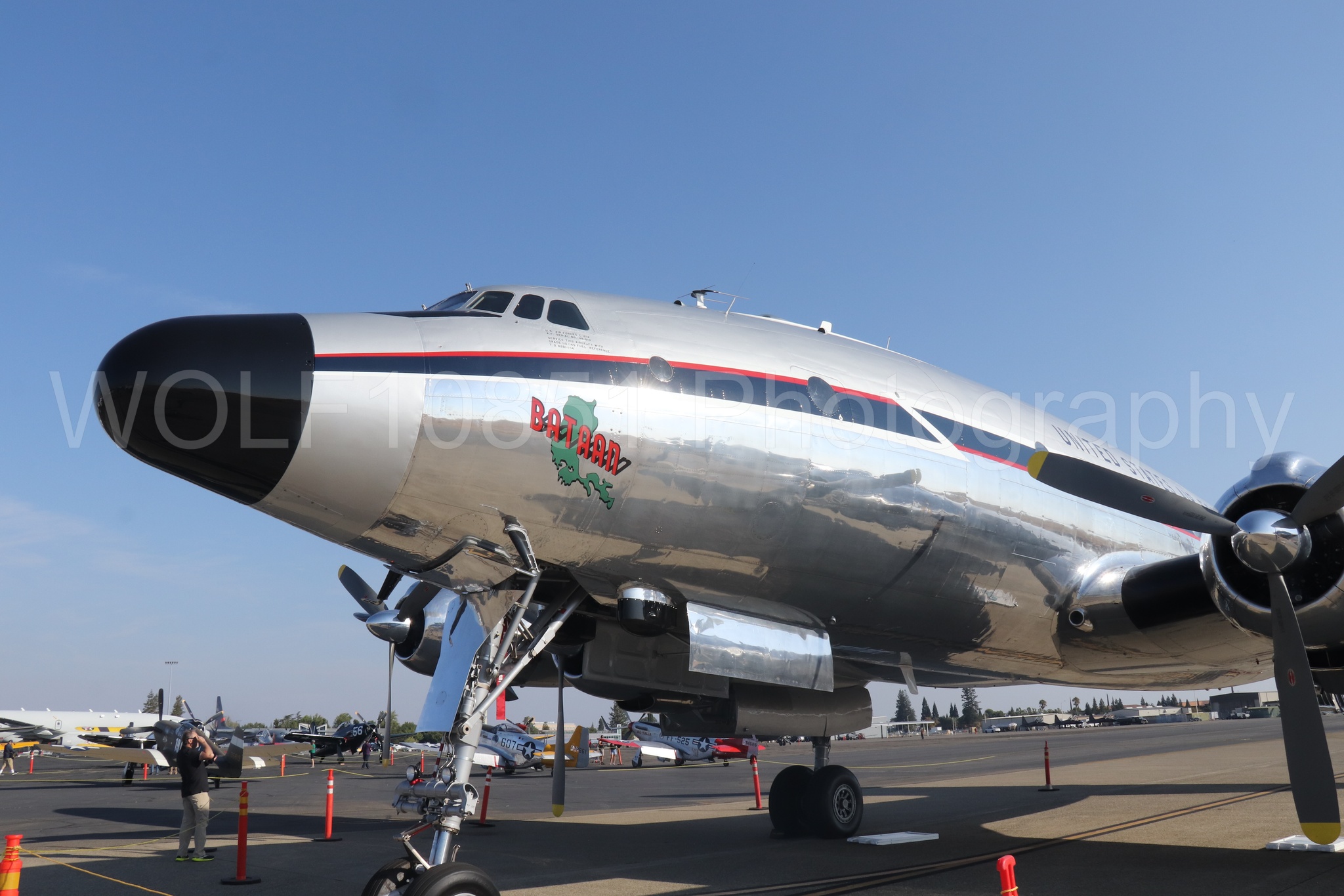 Aviation photography by WOLF10851 featuring Static Display, California Capital Airshow 2023, Bataan, C-121A Constellation.
