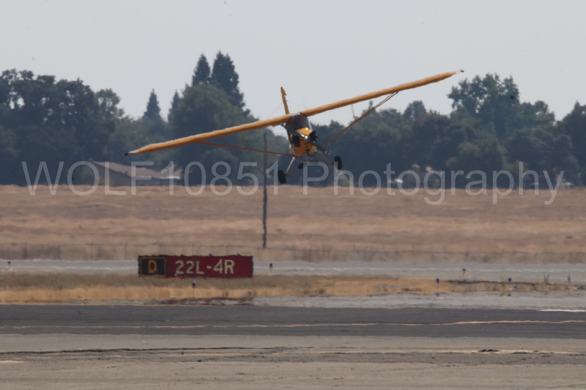 Aviation photography by WOLF10851 featuring Piper J-3 Cub, Tucker Air Patrol, California Capital Airshow 2023.