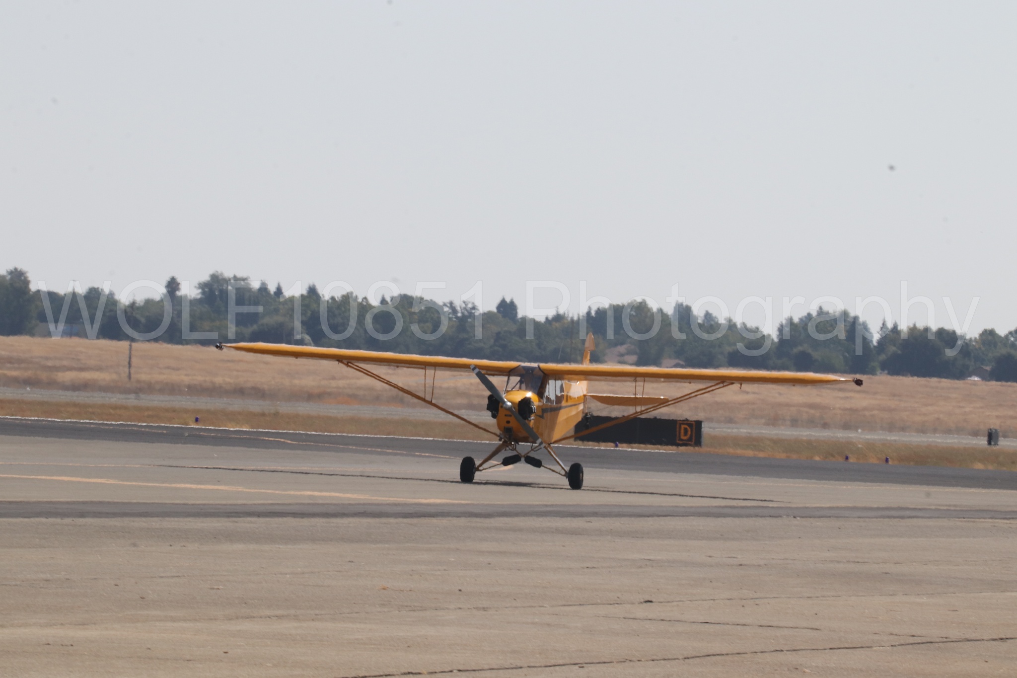 Aviation photography by WOLF10851 featuring Piper J-3 Cub, Tucker Air Patrol, California Capital Airshow 2023.