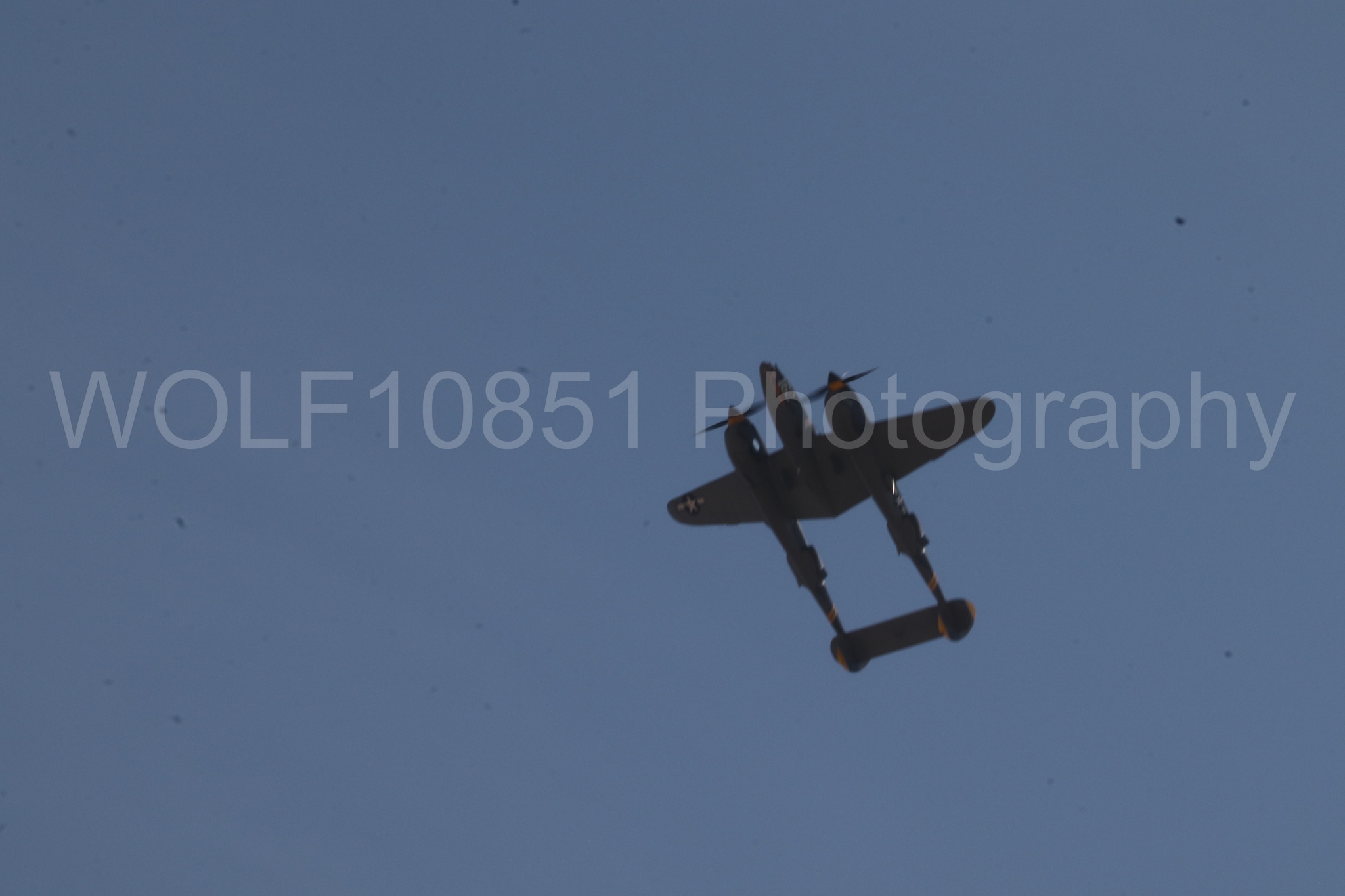 Aviation photography by WOLF10851 featuring P-38 Lightning, 23 Skidoo.