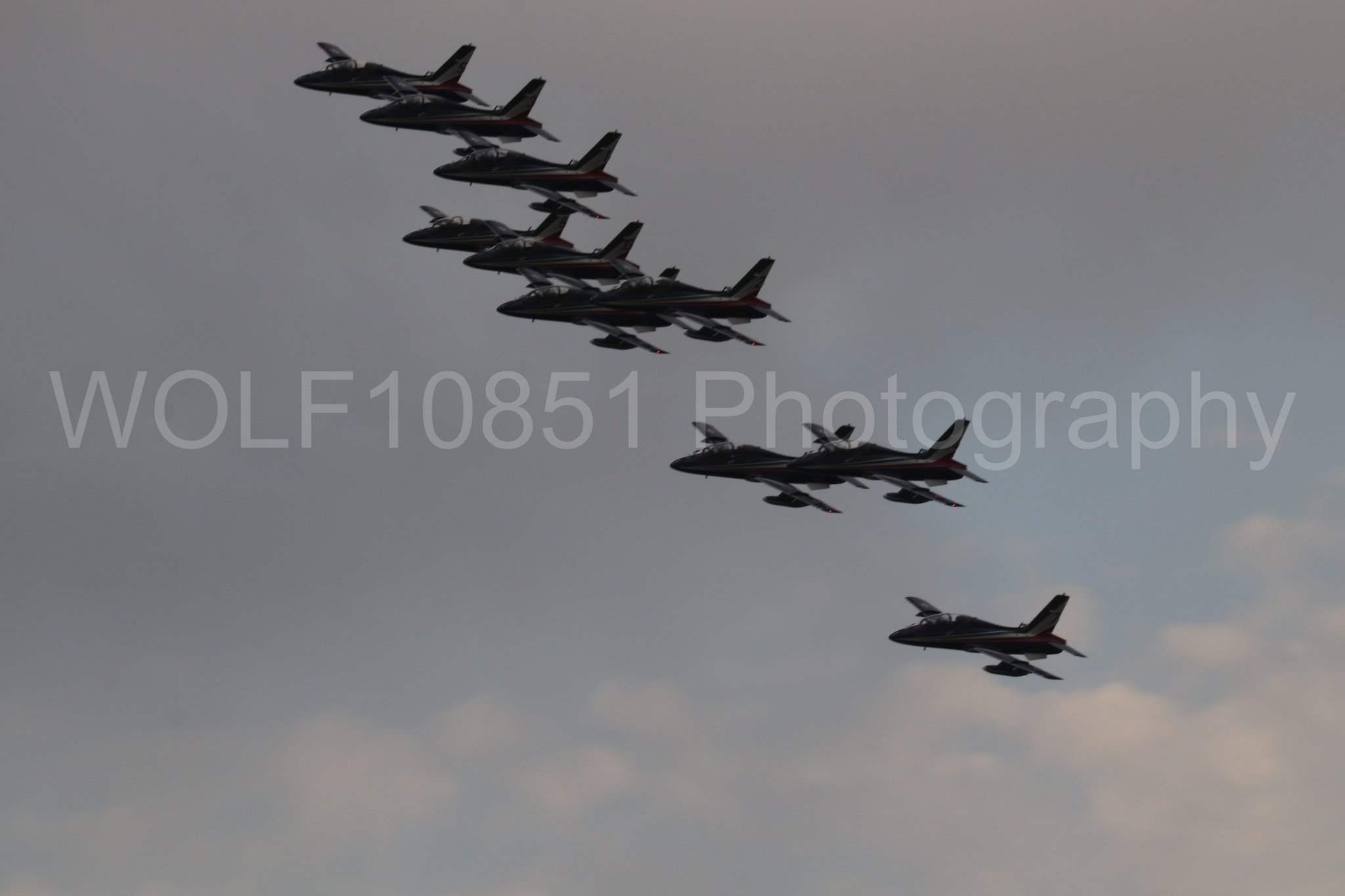 Aviation photography by WOLF10851 featuring California Capital Airshow 2024, MB-339 A, Frecce Tricolor.