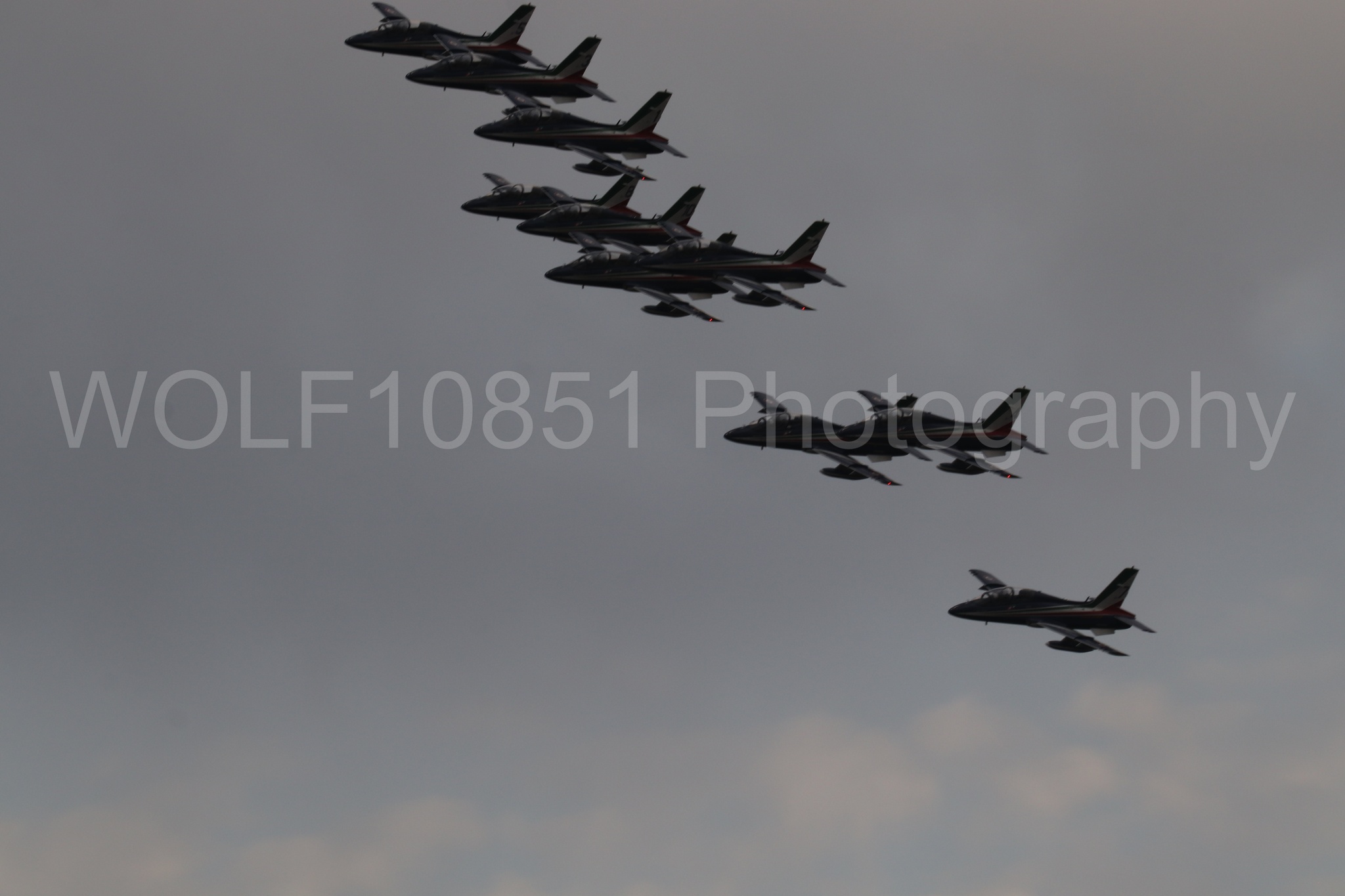 Aviation photography by WOLF10851 featuring California Capital Airshow 2024, MB-339 A, Frecce Tricolor.