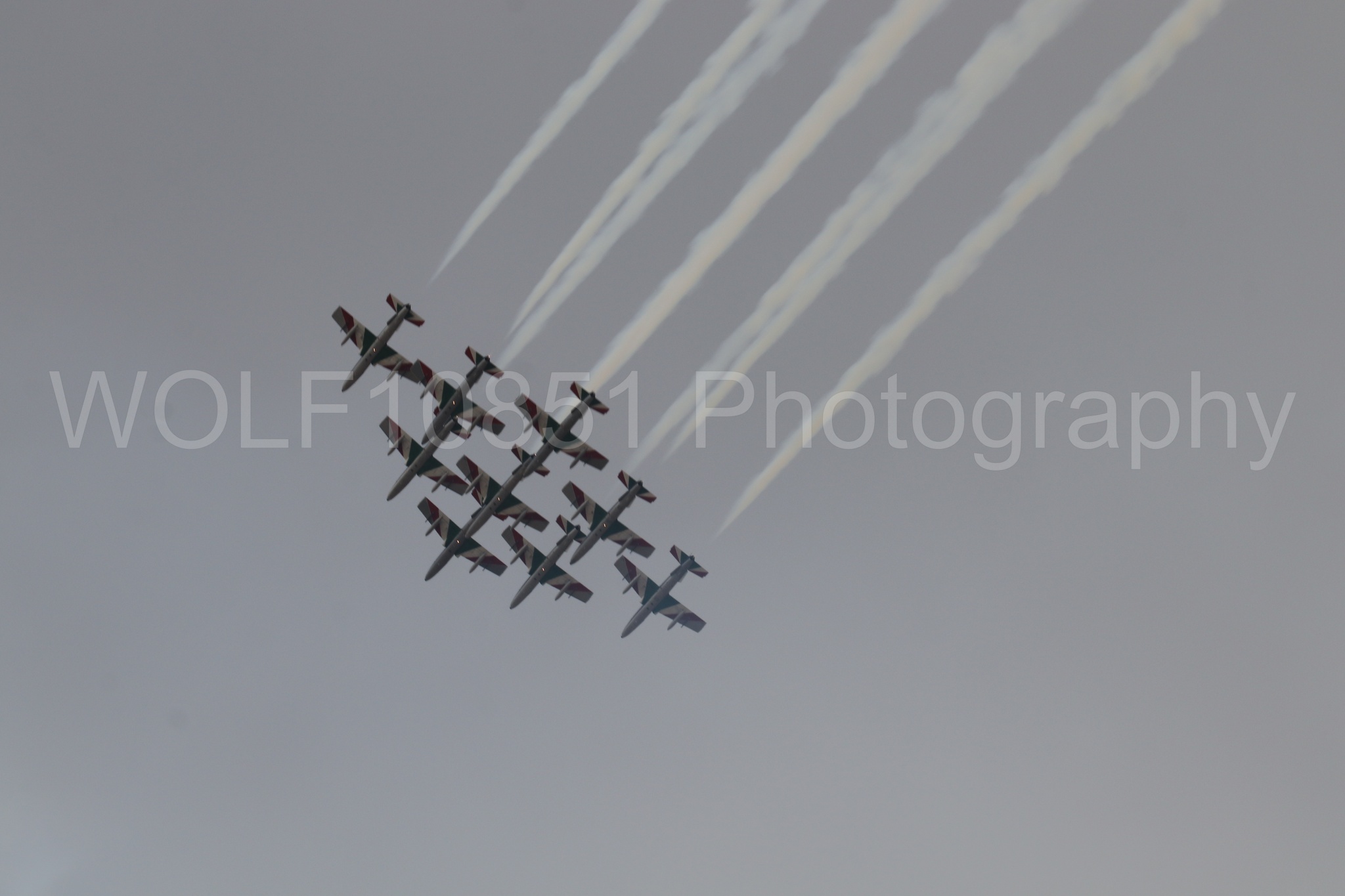 Aviation photography by WOLF10851 featuring California Capital Airshow 2024, MB-339 A, Frecce Tricolor.