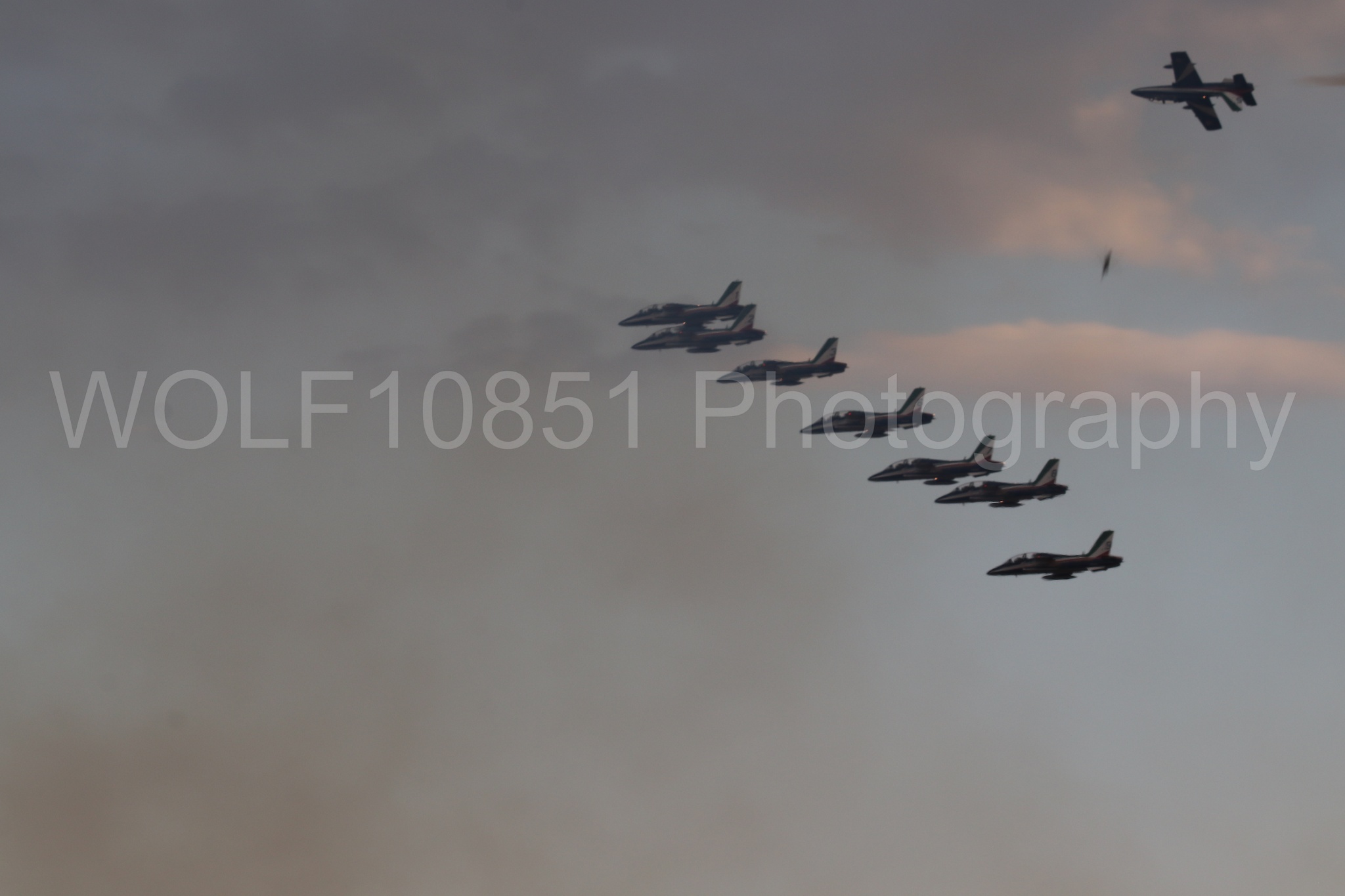 Aviation photography by WOLF10851 featuring MB-339 A, Frecce Tricolor.