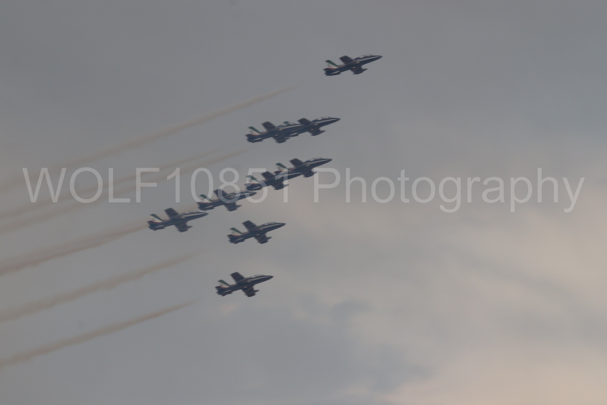 Aviation photography by WOLF10851 featuring MB-339 A, Frecce Tricolor.