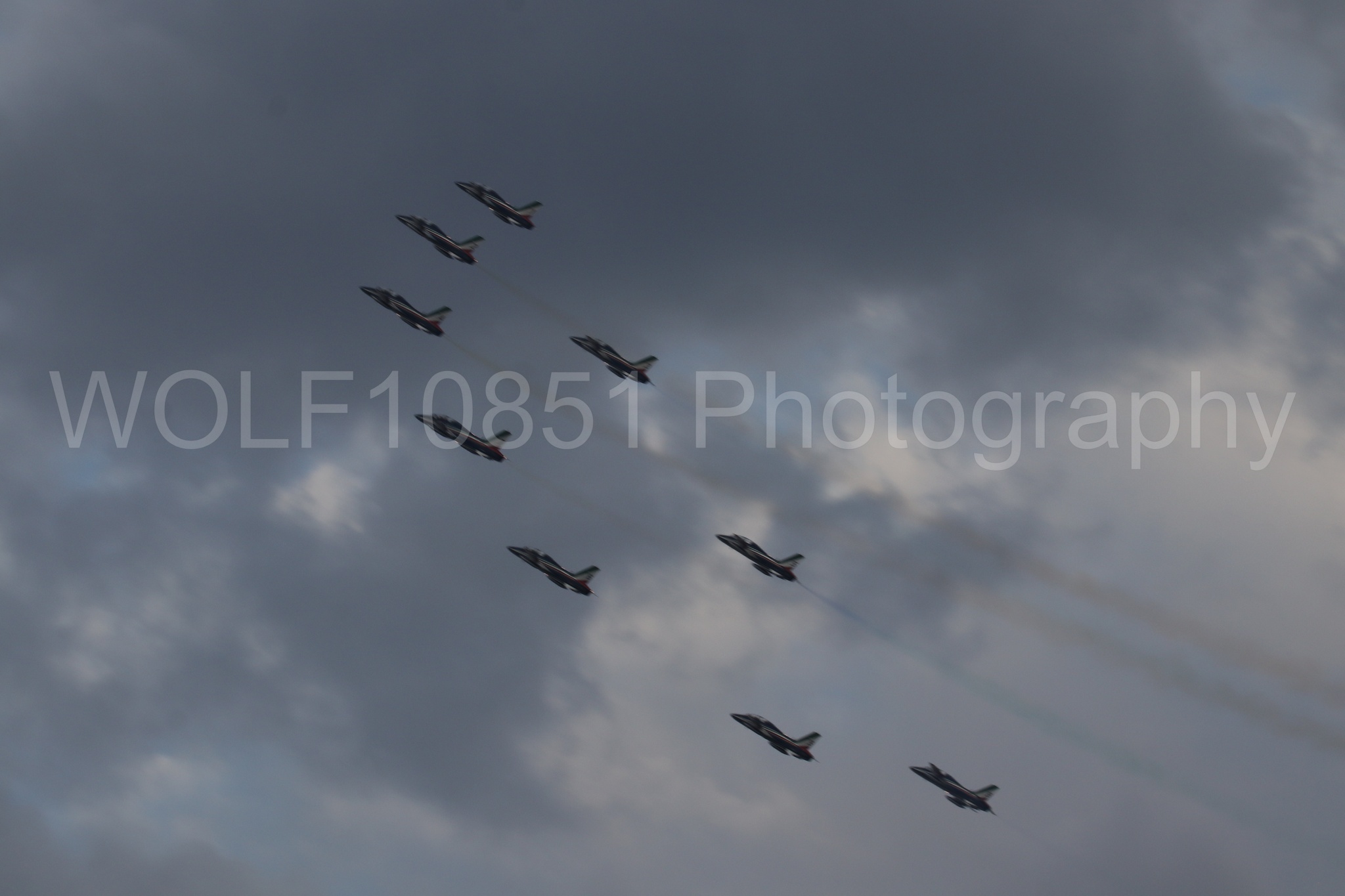 Aviation photography by WOLF10851 featuring California Capital Airshow 2024, MB-339 A, Frecce Tricolor.