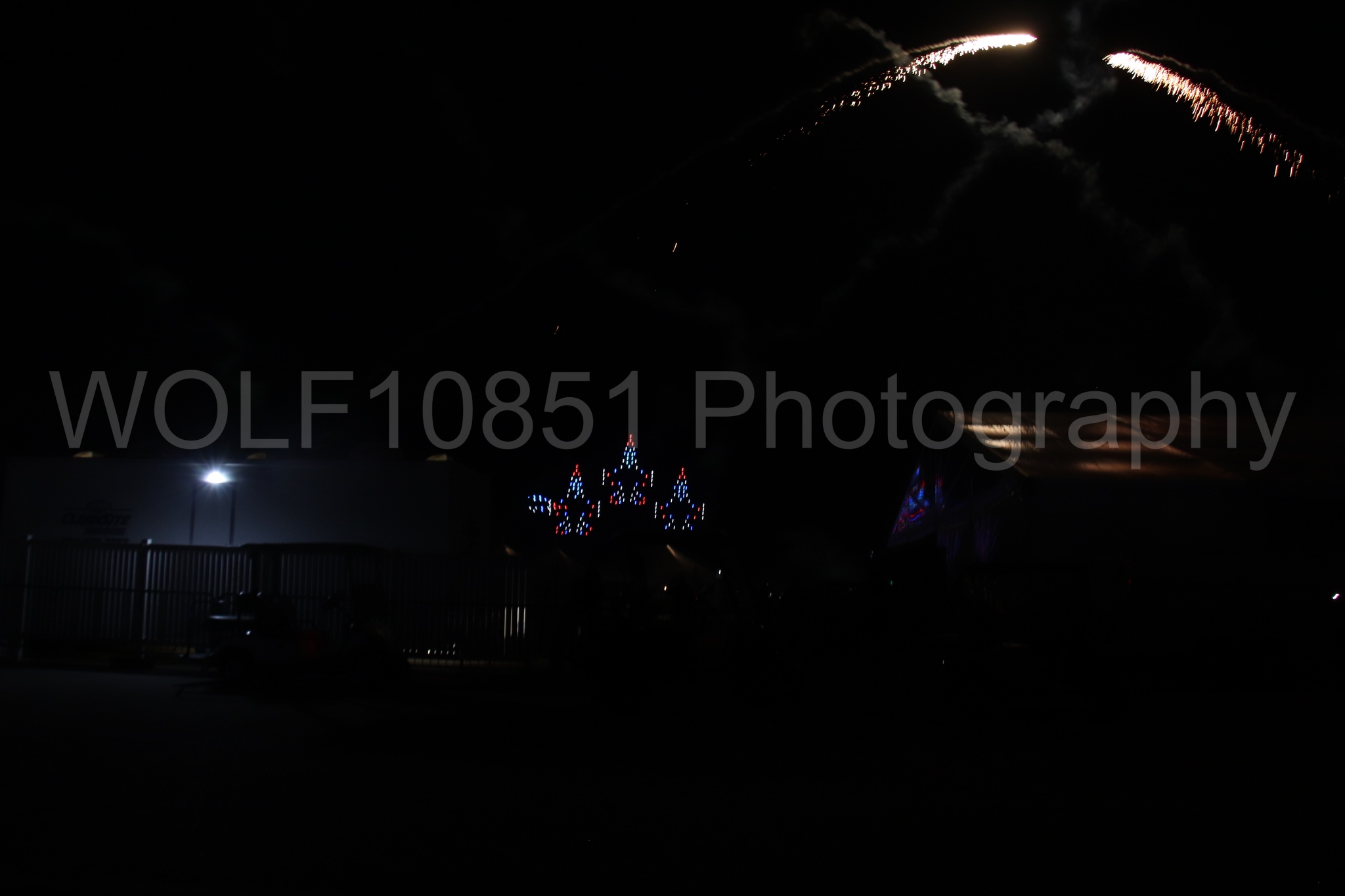Aviation photography by WOLF10851 featuring Night time Air Show, California Capital Airshow 2024, Drones.
