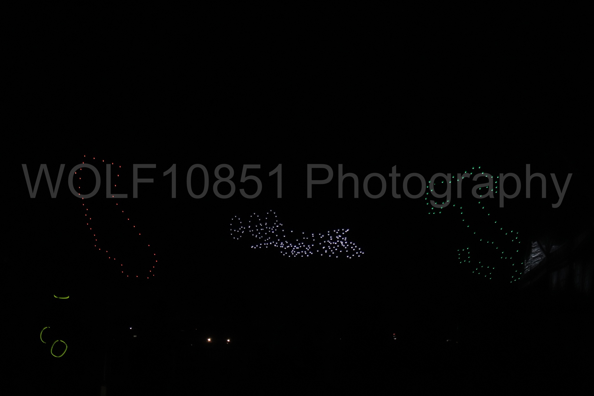 Aviation photography by WOLF10851 featuring Night time Air Show, Drones.