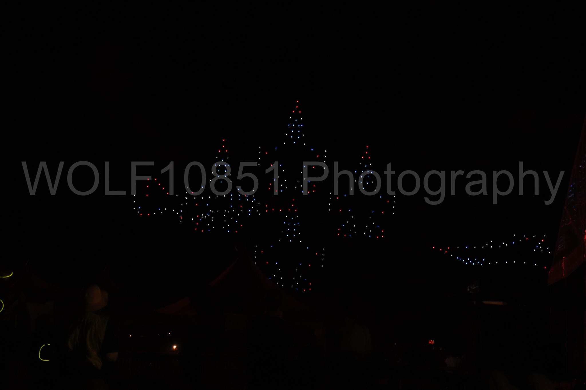 Aviation photography by WOLF10851 featuring Night time Air Show, Drones.