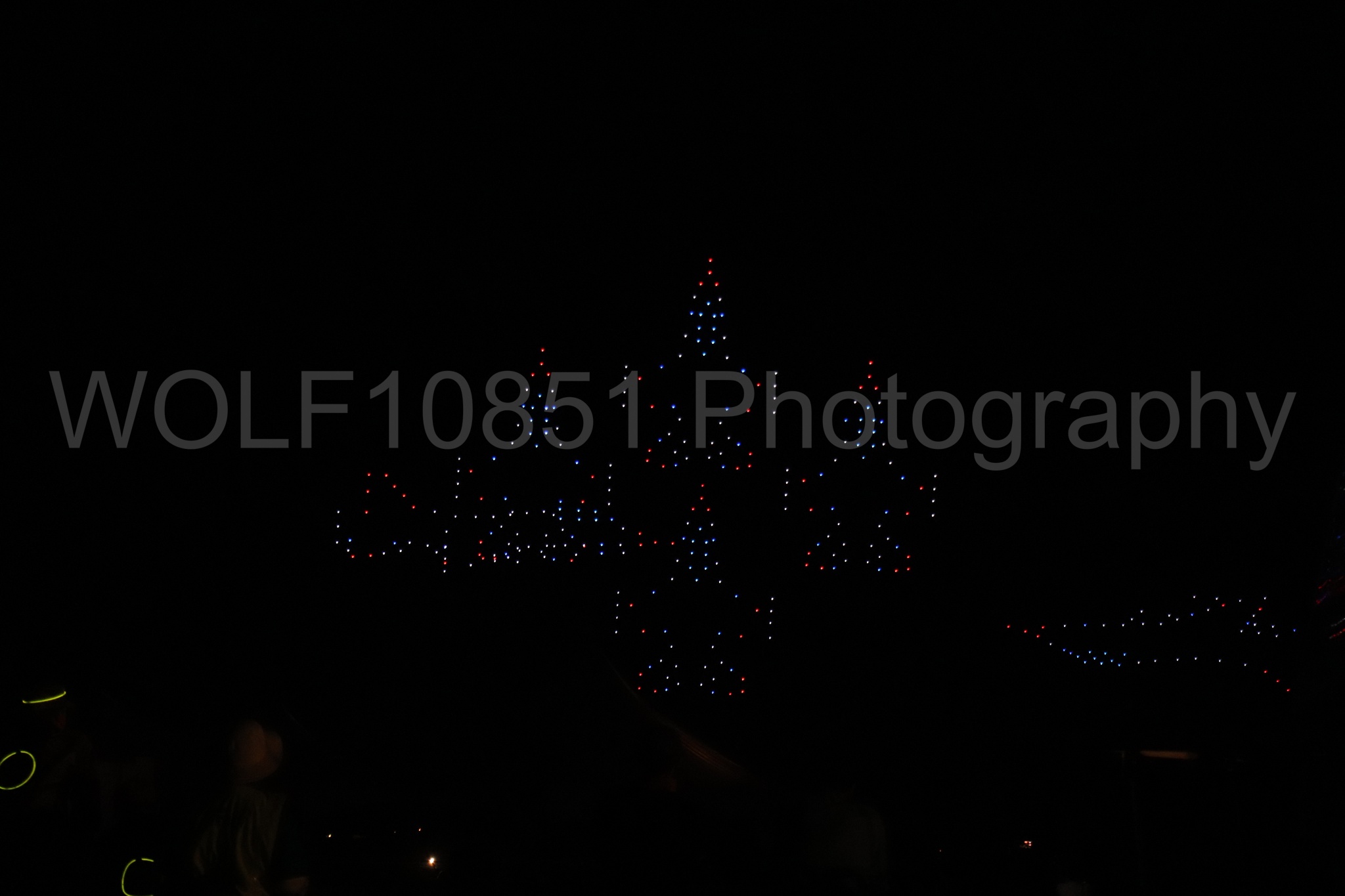 Aviation photography by WOLF10851 featuring Night time Air Show, Drones.