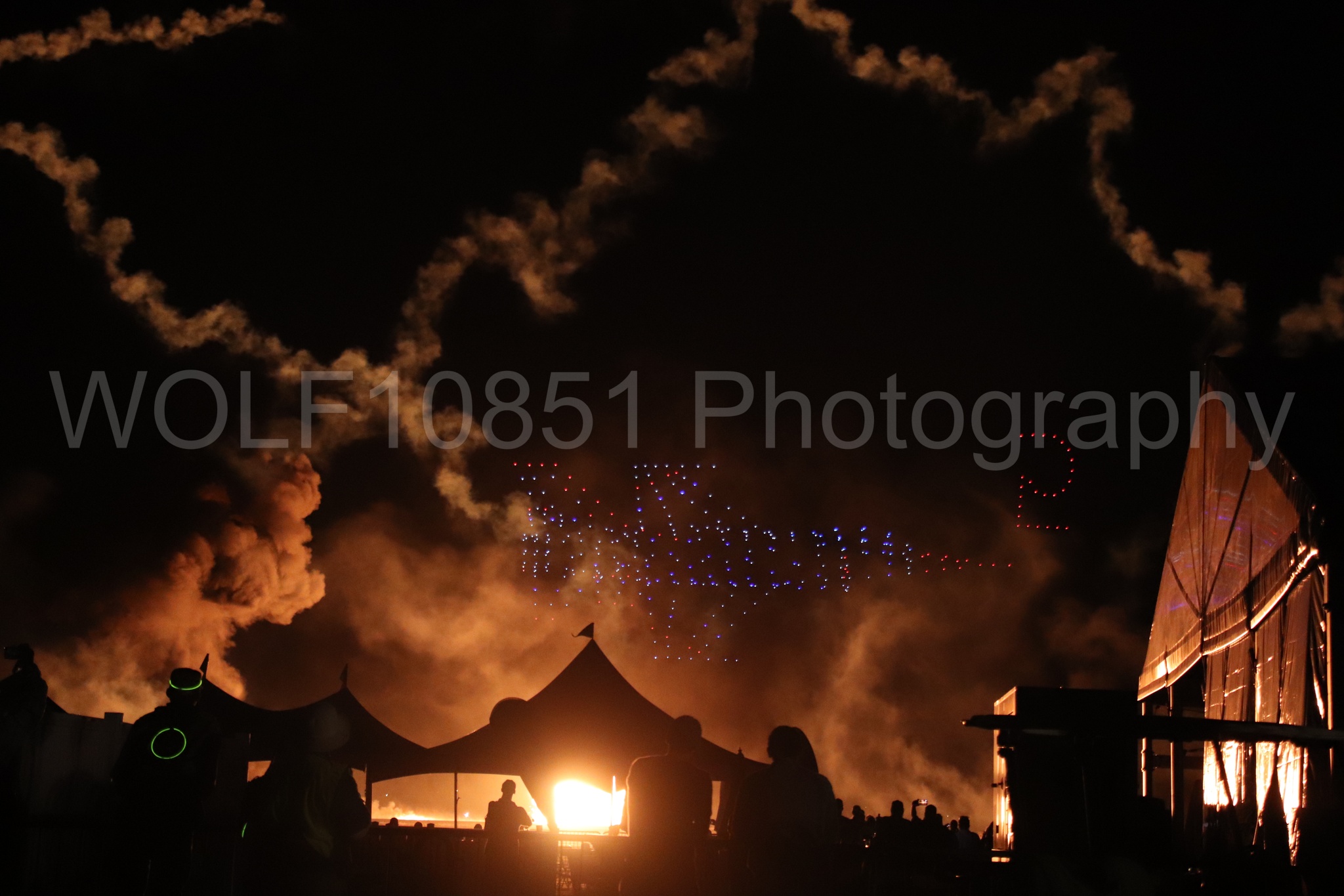 Aviation photography by WOLF10851 featuring Night time Air Show, Drones.