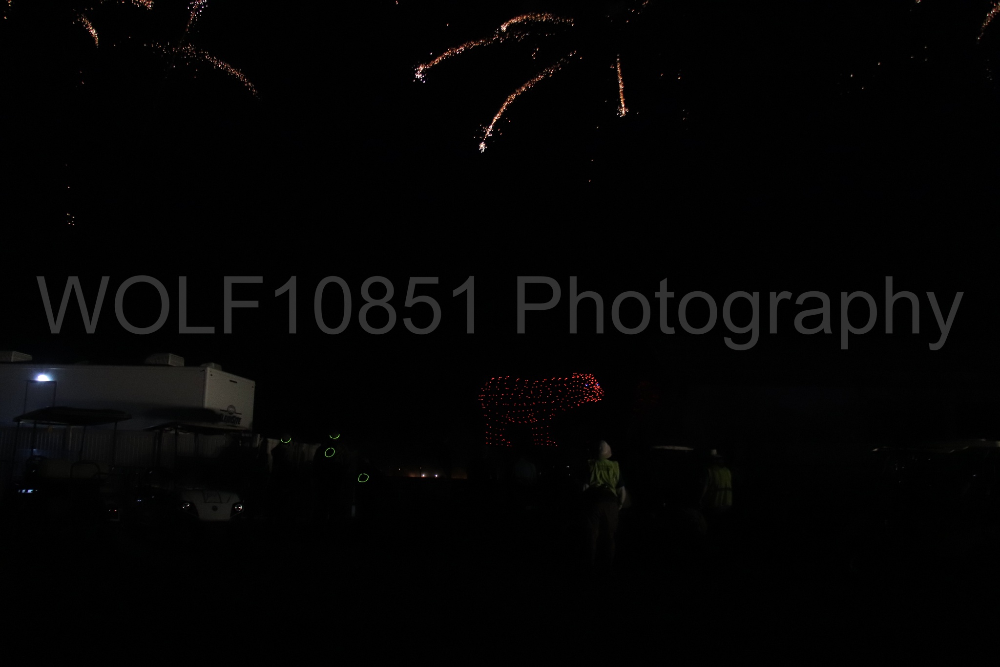 Aviation photography by WOLF10851 featuring Night time Air Show, Drones.