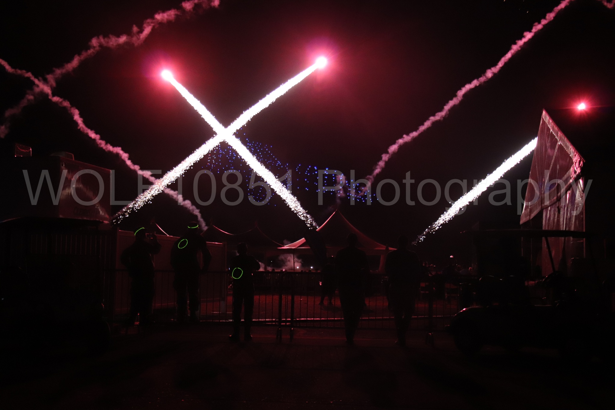 Aviation photography by WOLF10851 featuring Night time Air Show, Drones.