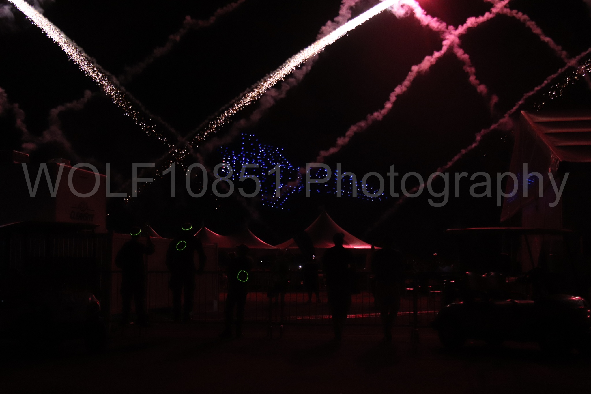 Aviation photography by WOLF10851 featuring Night time Air Show, Drones.