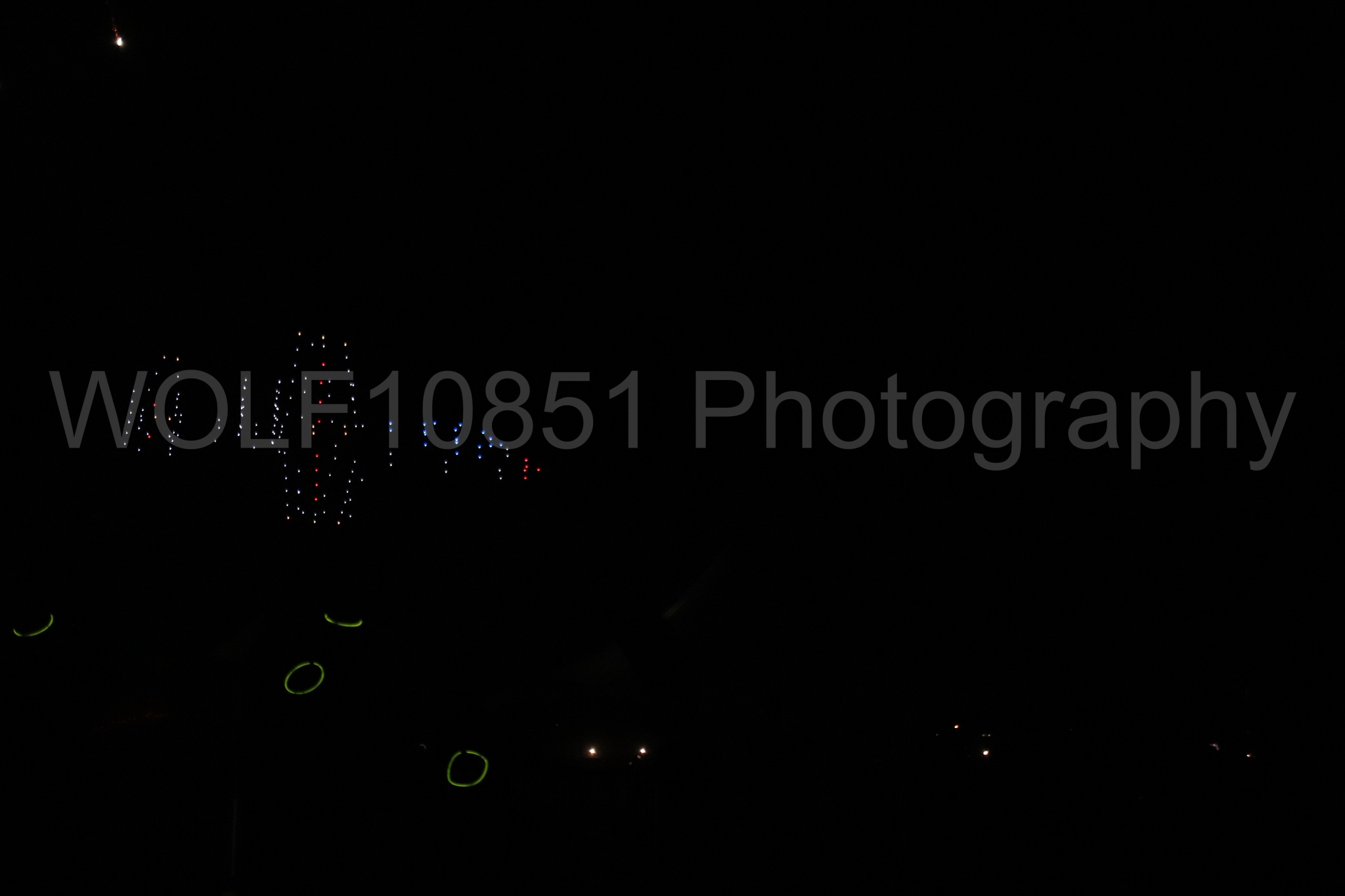 Aviation photography by WOLF10851 featuring Night time Air Show, Drones.