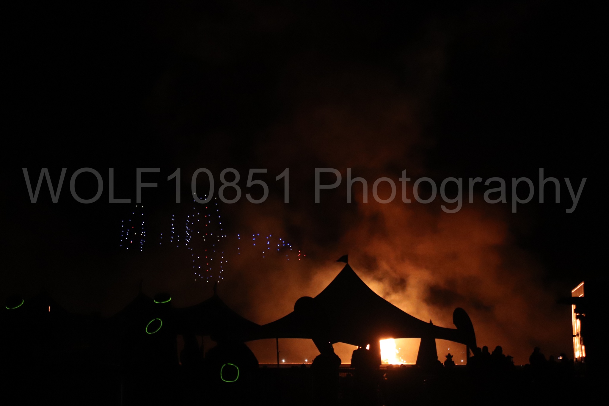 Aviation photography by WOLF10851 featuring Night time Air Show, Drones.