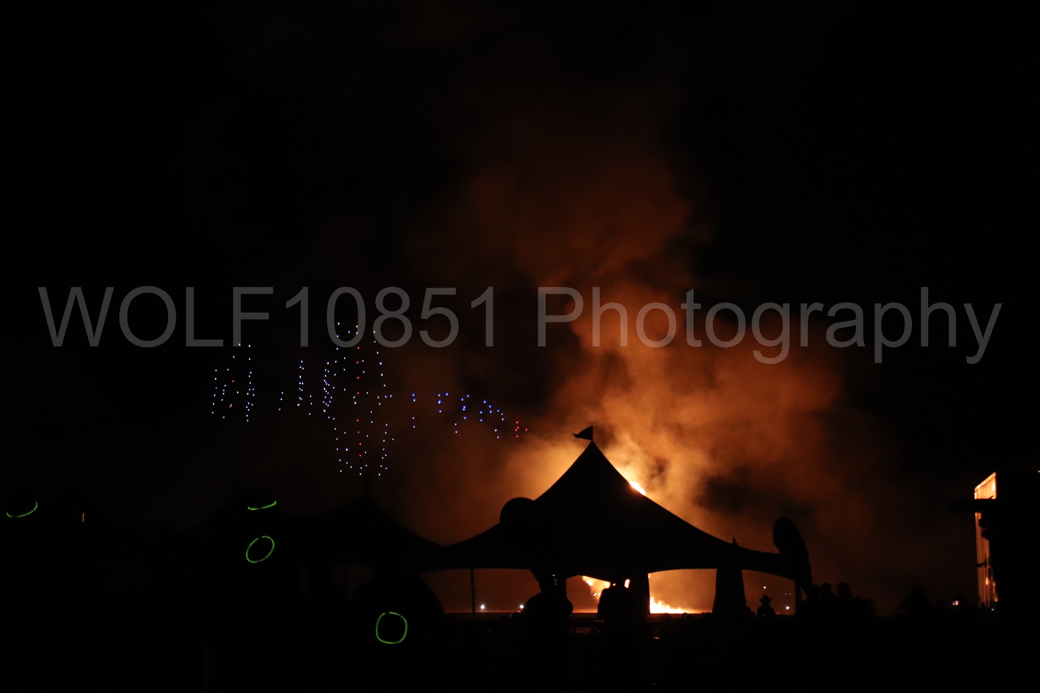 Aviation photography by WOLF10851 featuring Night time Air Show, Drones.