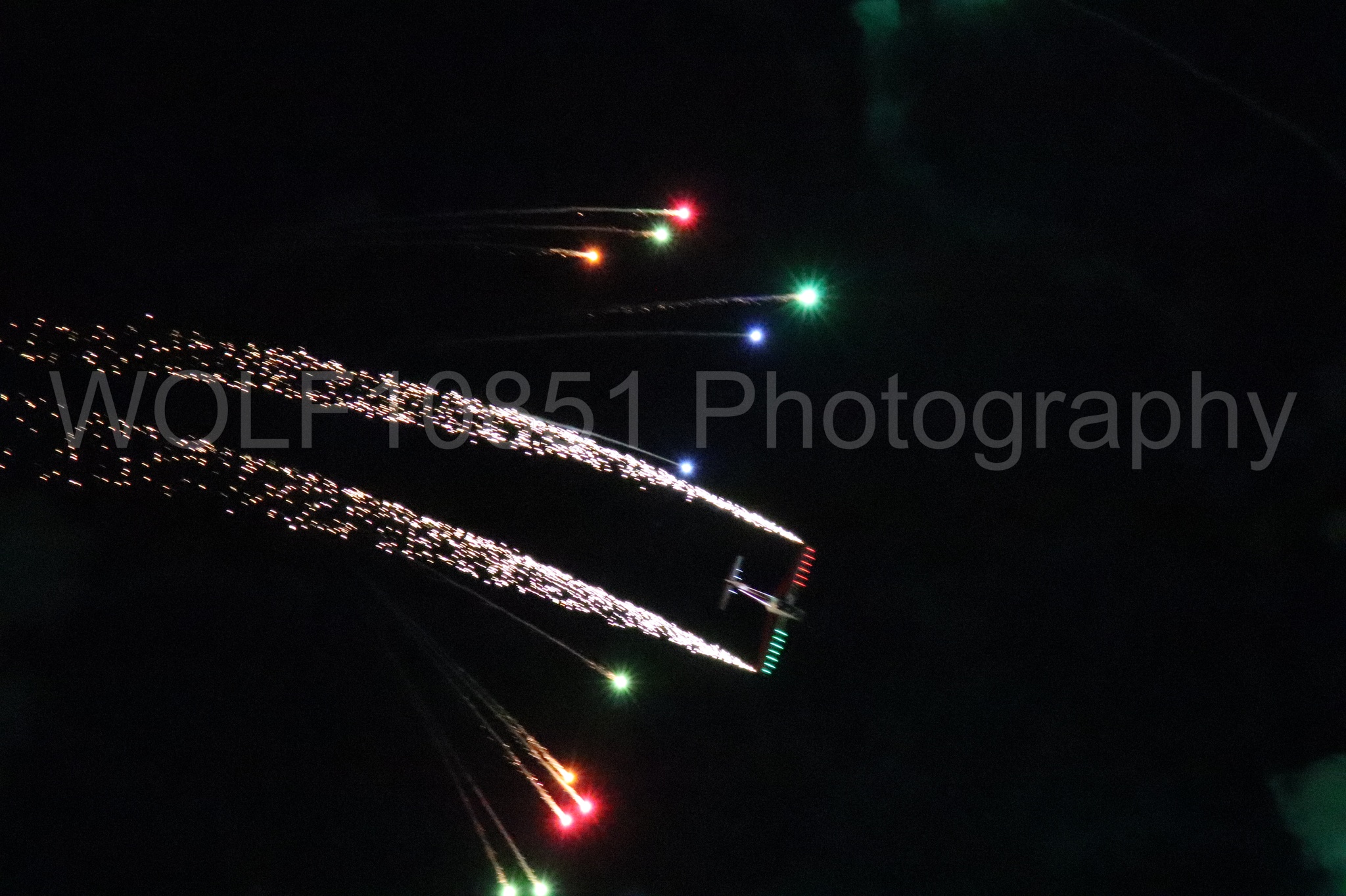 Aviation photography by WOLF10851 featuring Night time Air Show, deHavilland Super Chipmunk, Ghost Writer Airshows.