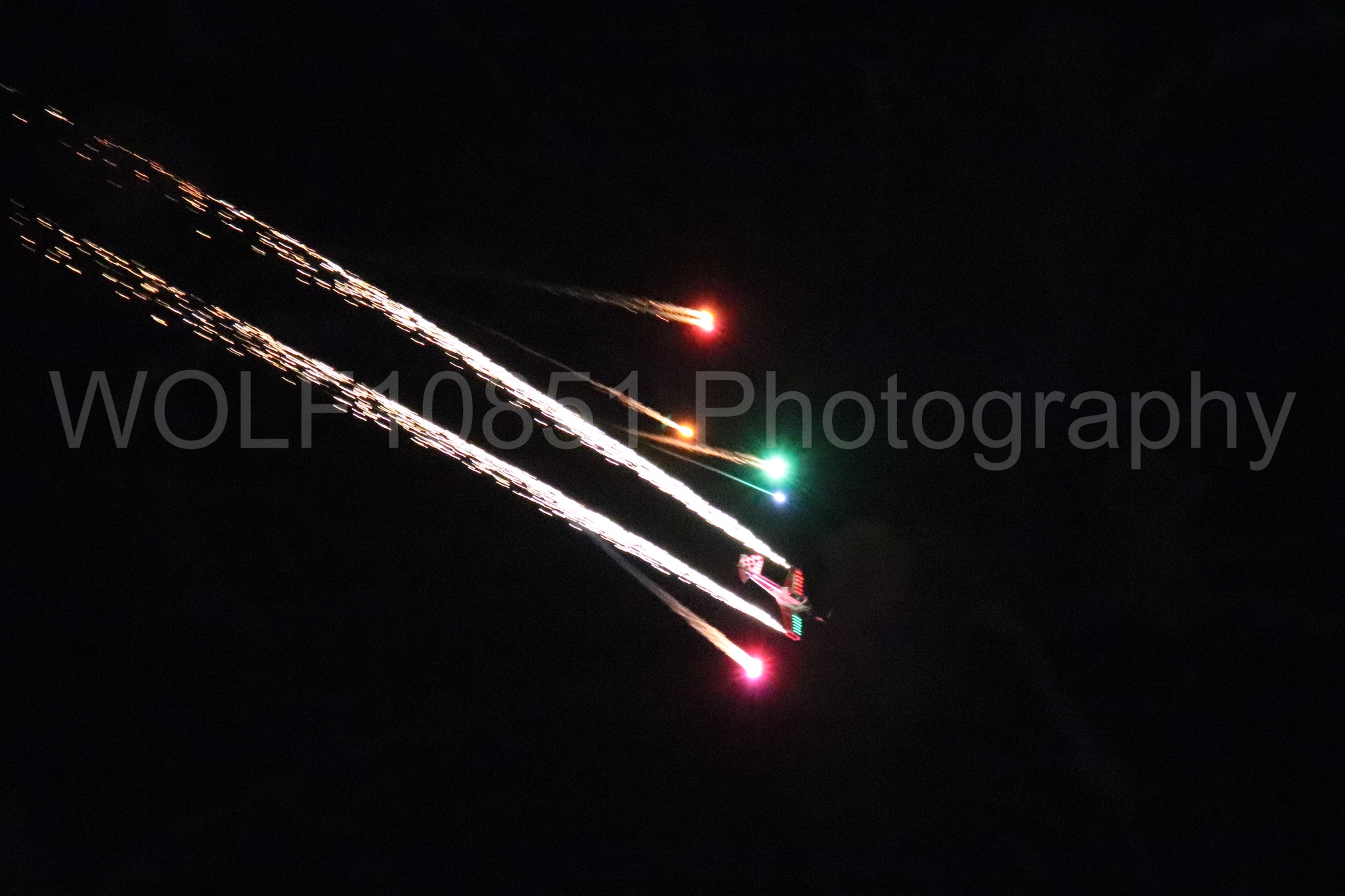 Aviation photography by WOLF10851 featuring Night time Air Show, deHavilland Super Chipmunk, Ghost Writer Airshows.
