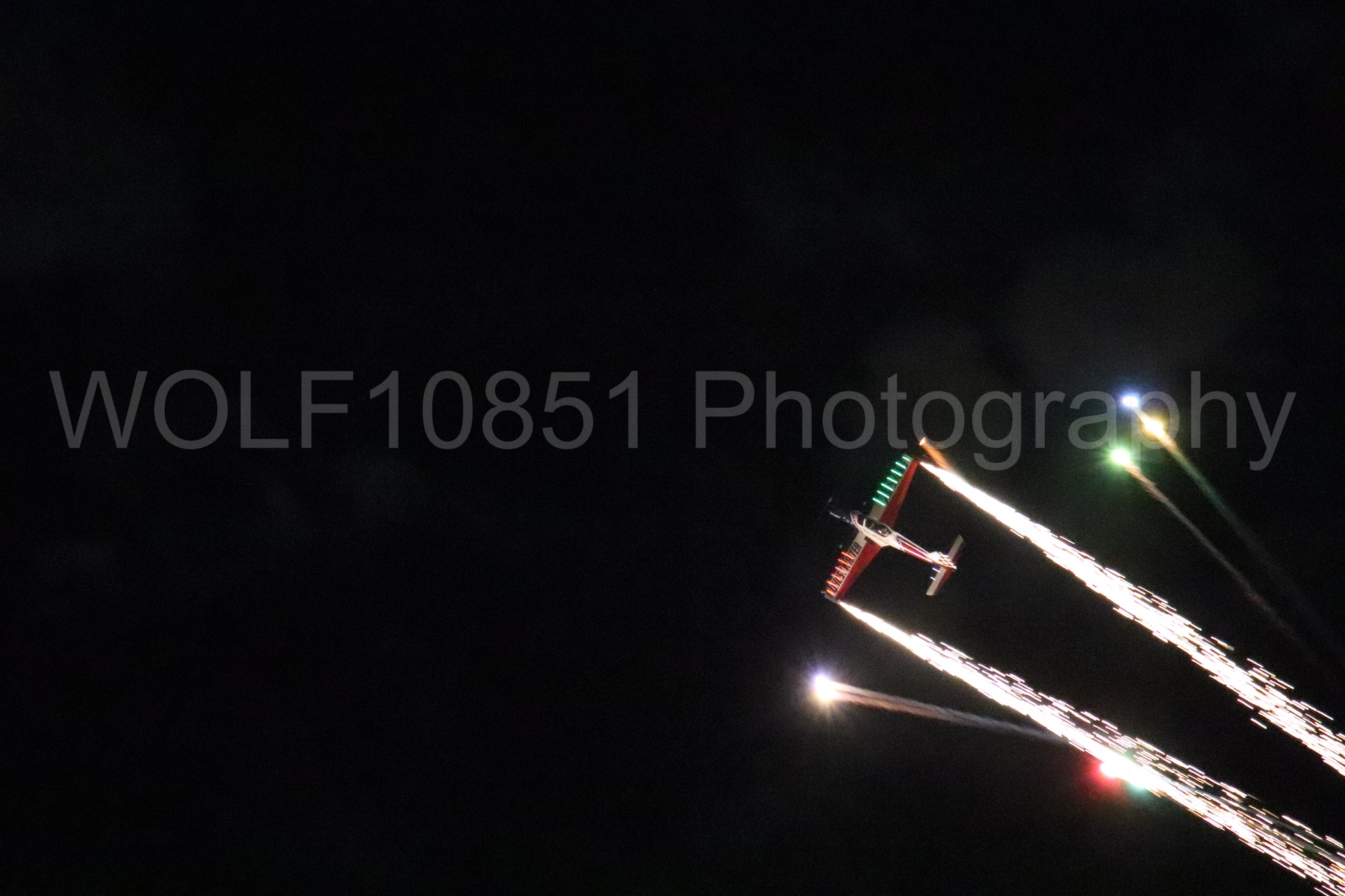 Aviation photography by WOLF10851 featuring Night time Air Show, deHavilland Super Chipmunk, Ghost Writer Airshows.