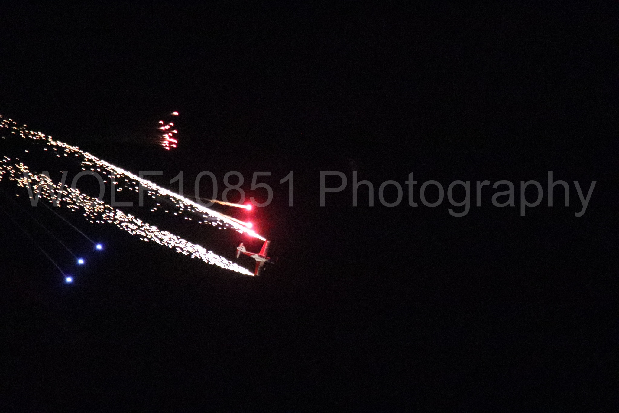 Aviation photography by WOLF10851 featuring Night time Air Show, deHavilland Super Chipmunk, Ghost Writer Airshows.