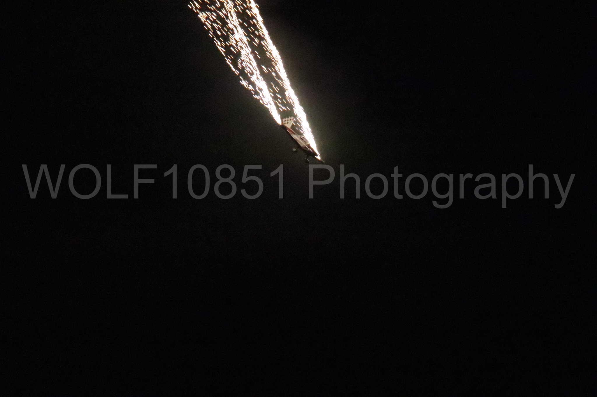 Aviation photography by WOLF10851 featuring Night time Air Show, deHavilland Super Chipmunk, Ghost Writer Airshows.