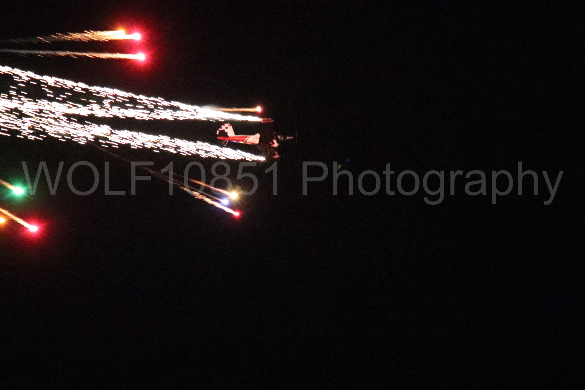 Aviation photography by WOLF10851 featuring Night time Air Show, deHavilland Super Chipmunk, Ghost Writer Airshows.
