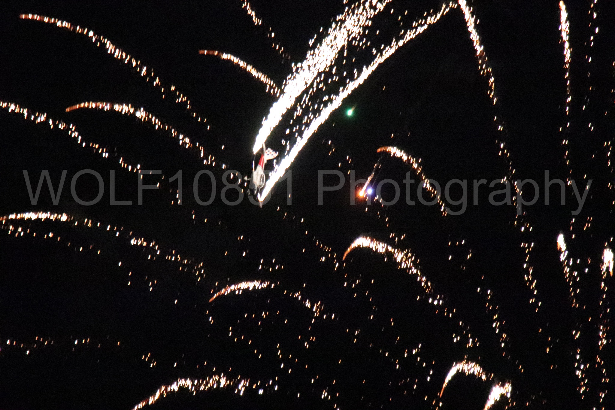 Aviation photography by WOLF10851 featuring Night time Air Show, deHavilland Super Chipmunk, Ghost Writer Airshows.