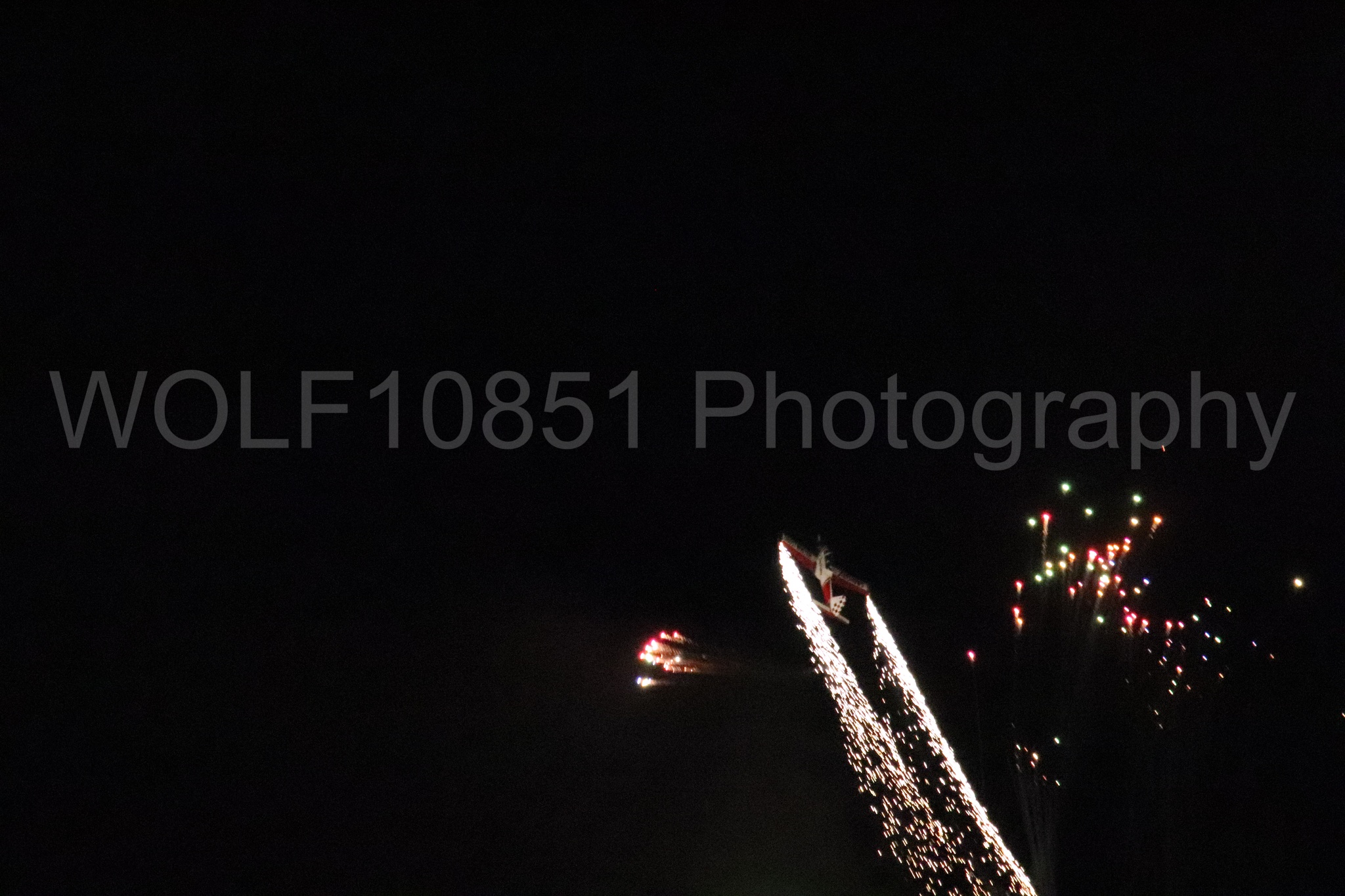 Aviation photography by WOLF10851 featuring Night time Air Show, deHavilland Super Chipmunk, Ghost Writer Airshows.