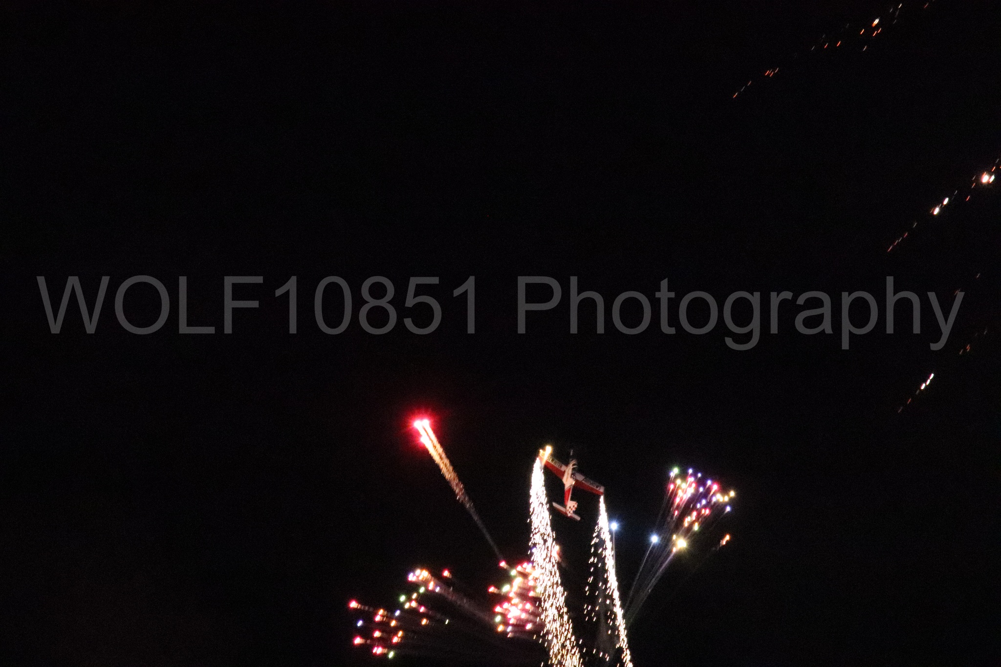 Aviation photography by WOLF10851 featuring Featured, Night time Air Show, Hero, deHavilland Super Chipmunk, Ghost Writer Airshows.