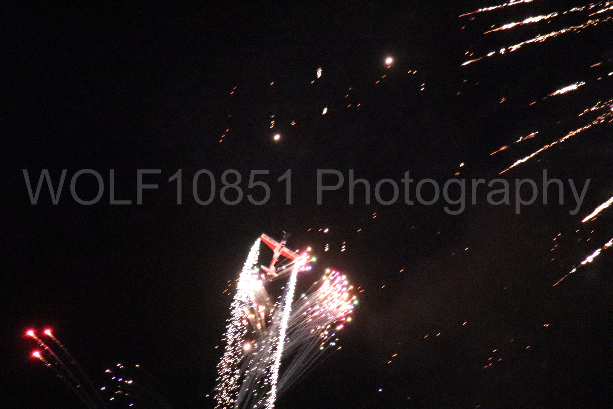 Aviation photography by WOLF10851 featuring Night time Air Show, deHavilland Super Chipmunk, Ghost Writer Airshows.
